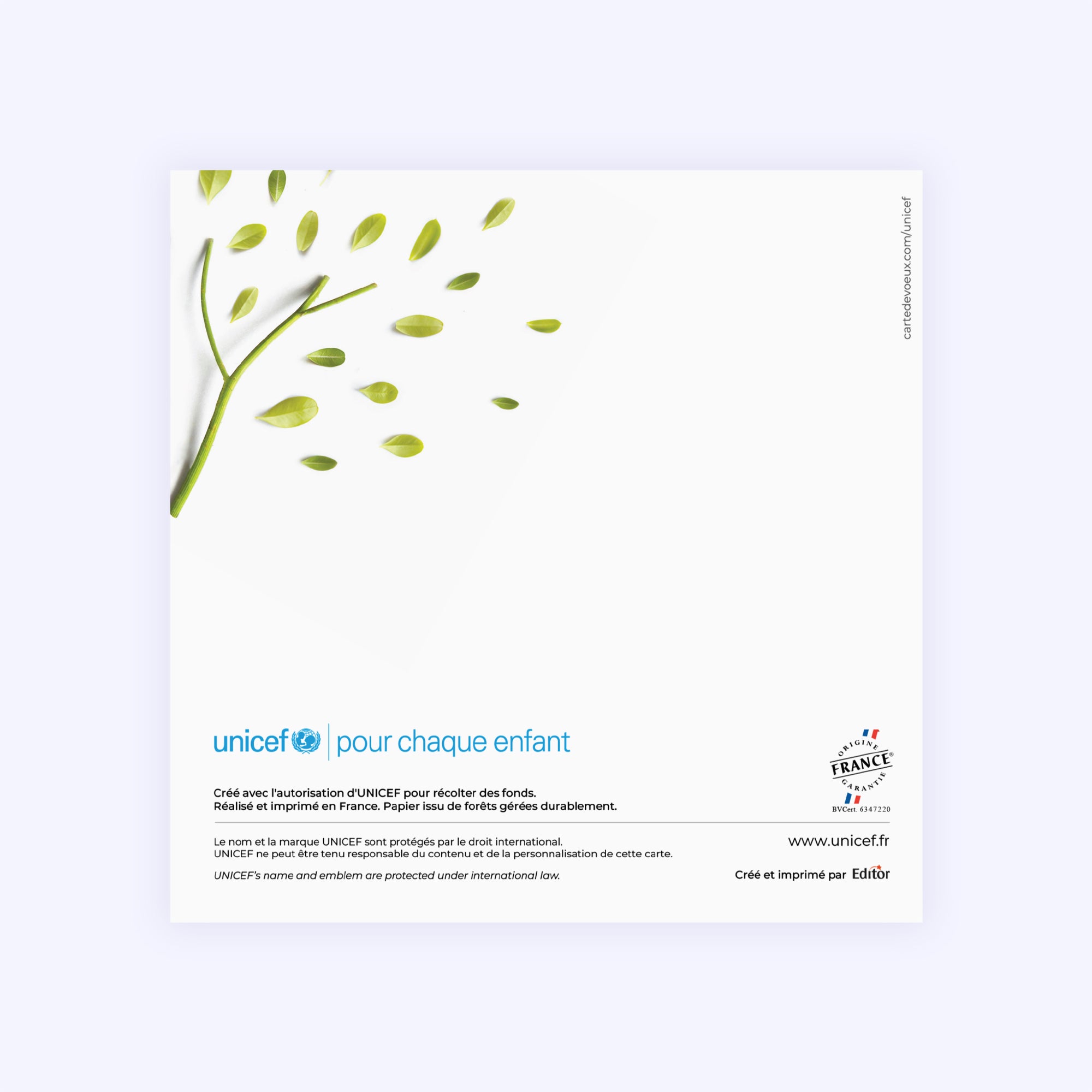 L'arbre de la vie | Vœux professionnels • Carte de voeux • Carré double photo N° 3