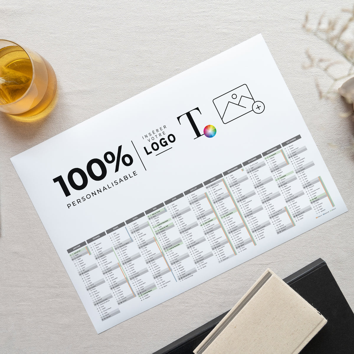 Do It Yourself | Vœux professionnels • Calendrier professionnel • A3 photo N° 1