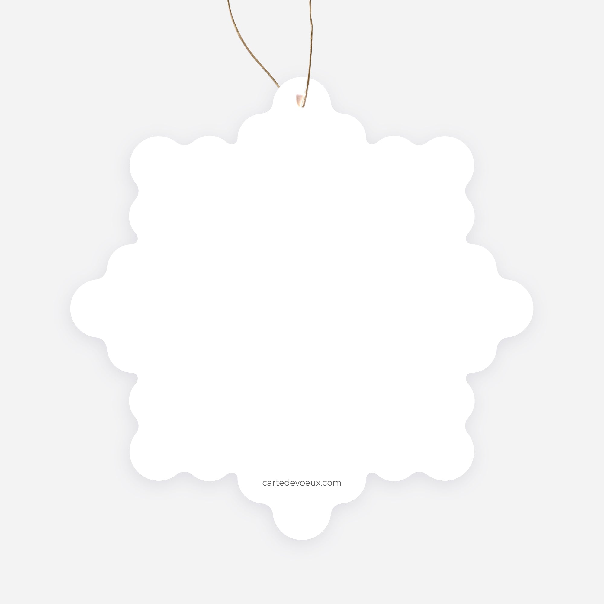 Do It Yourself | Vœux professionnels • Carte de voeux • Flocon à accrocher photo N° 2
