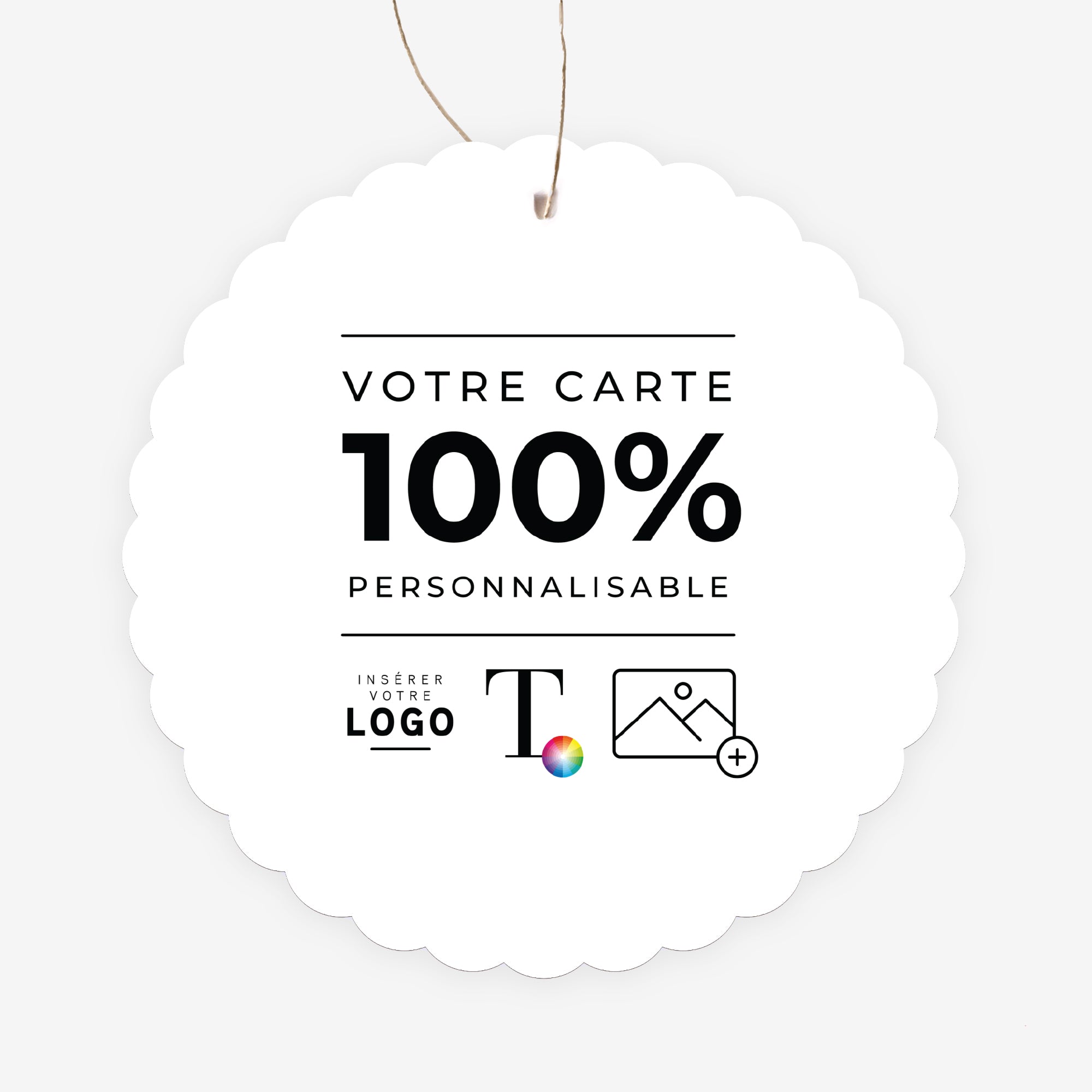 Do It Yourself | Vœux professionnels • Carte de voeux • Ronde à accrocher photo N° 1