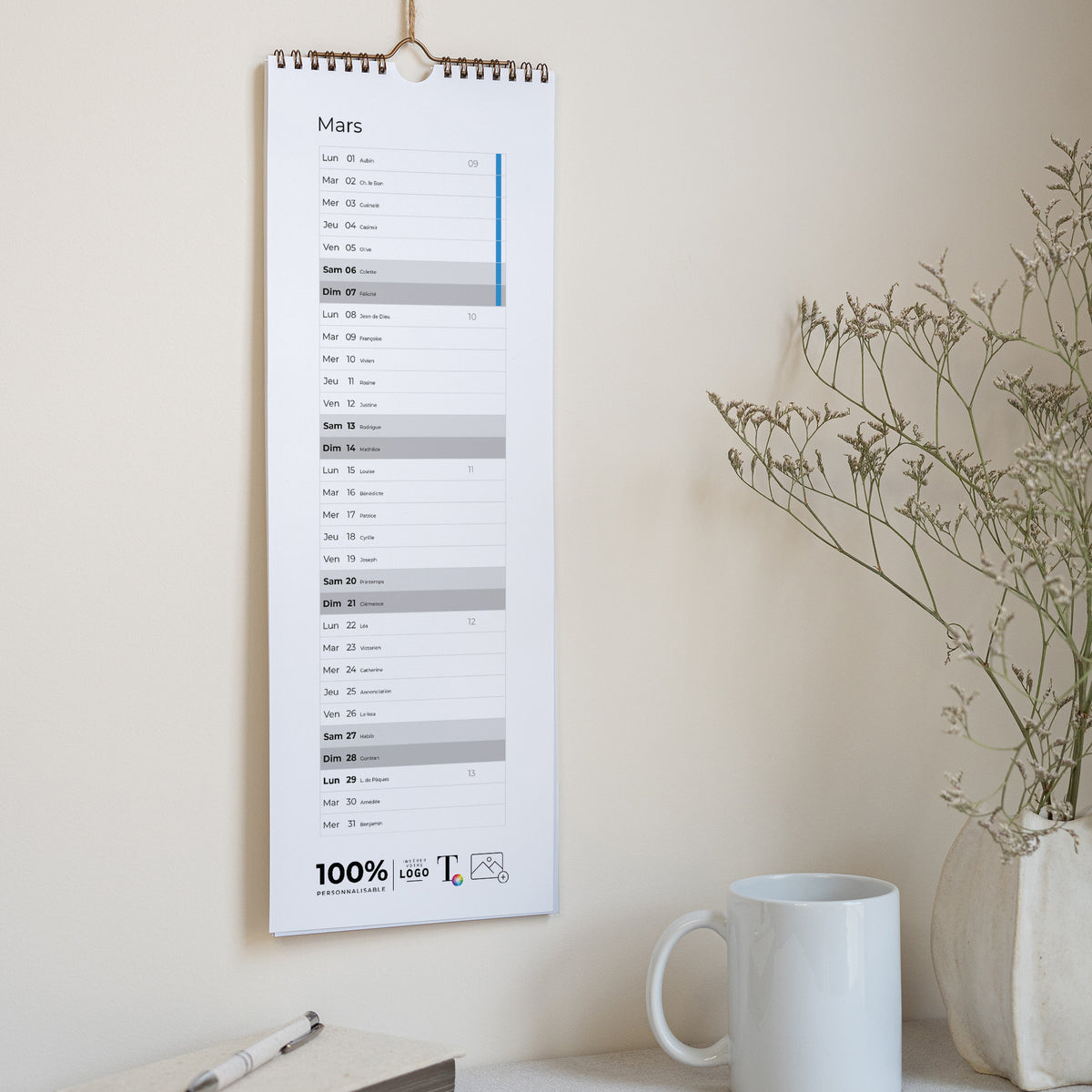 Do It Yourself | Vœux professionnels • Calendrier professionnel • Perpétuel photo N° 2
