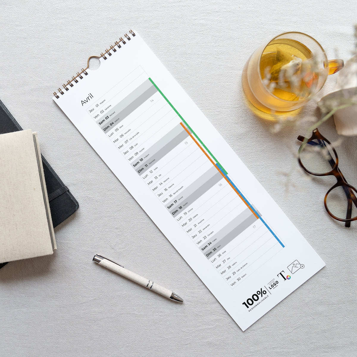 Do It Yourself | Vœux professionnels • Calendrier professionnel • Perpétuel photo N° 3