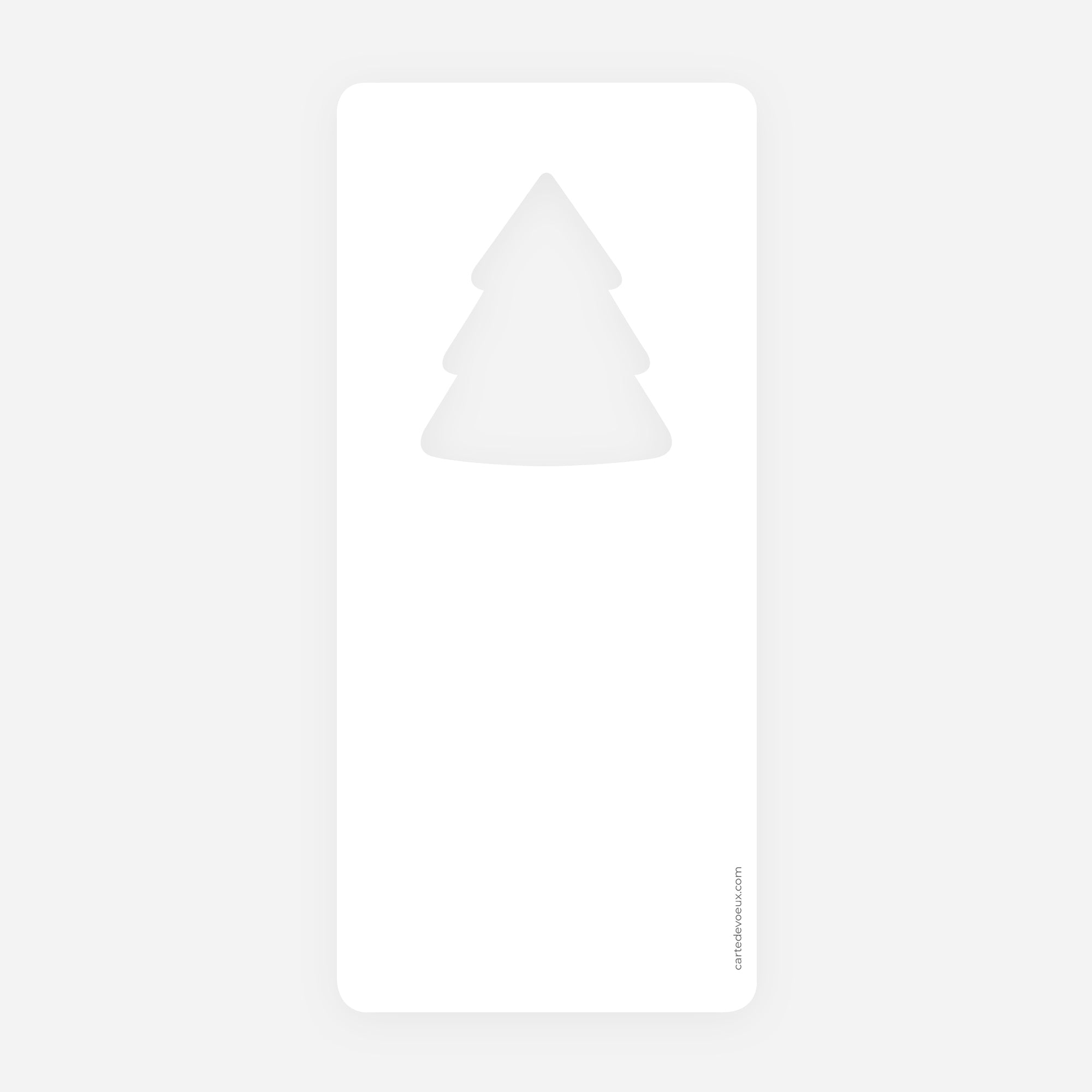 Do It Yourself VII | Vœux professionnels • Carte de voeux • Vertical sapin photo N° 2