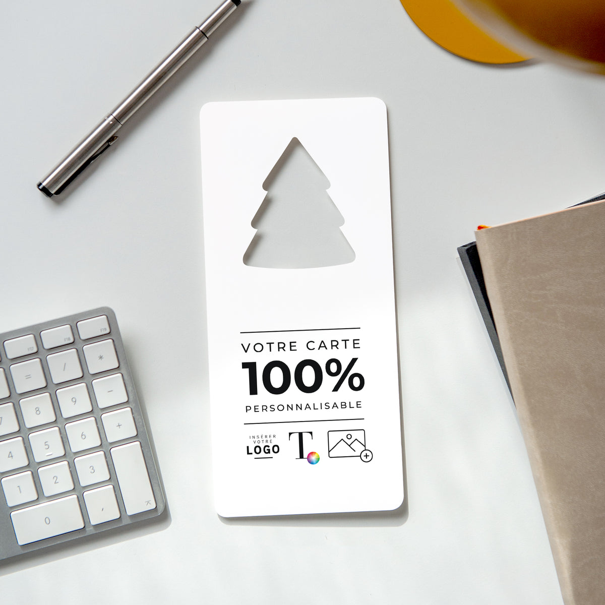 Do It Yourself | Vœux professionnels • Carte de voeux • Sapin découpé photo N° 4