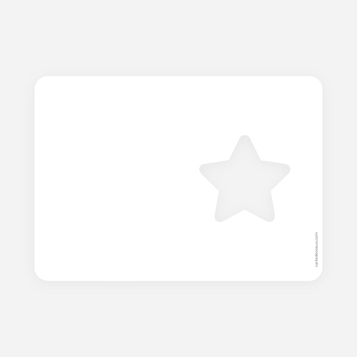 Do It Yourself | Vœux professionnels • Carte de voeux • Étoile découpée photo N° 2
