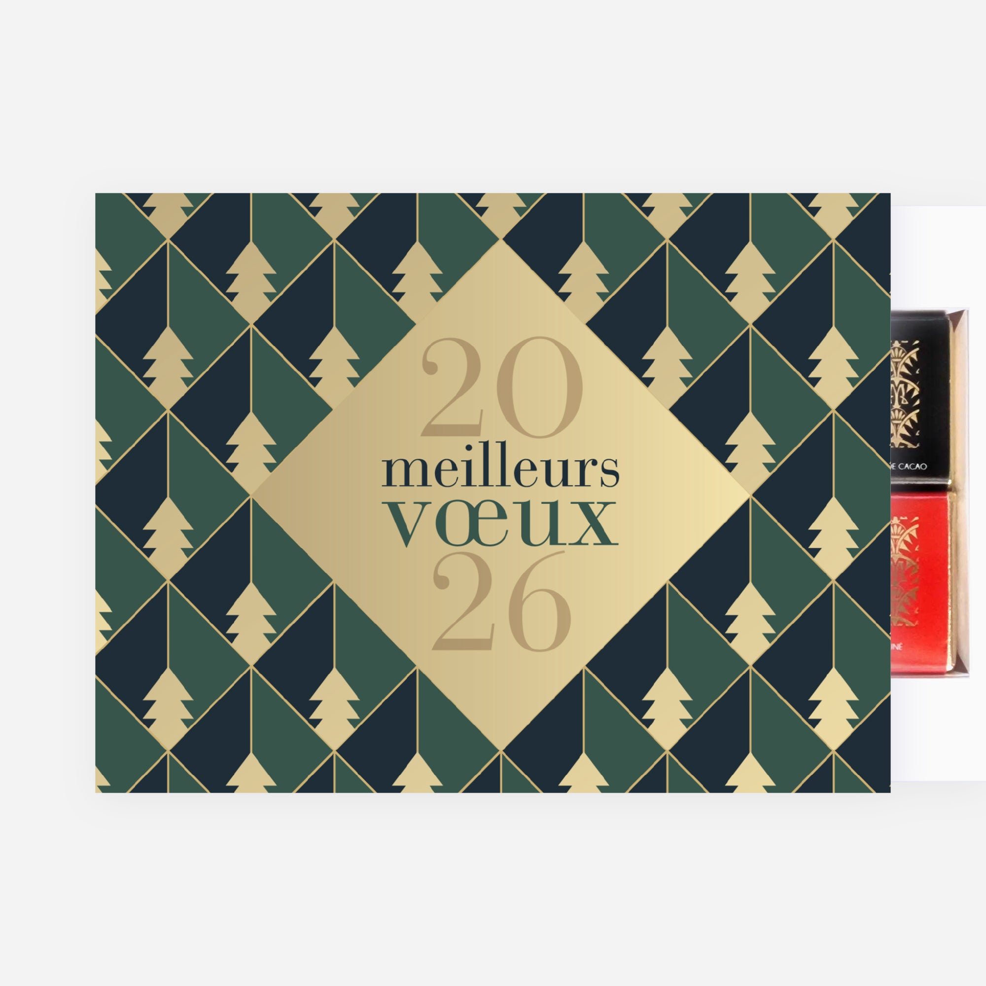 Un Noël authentique | Vœux professionnels • Boite chocolat personnalisée • Maxim's de Paris photo N° 2