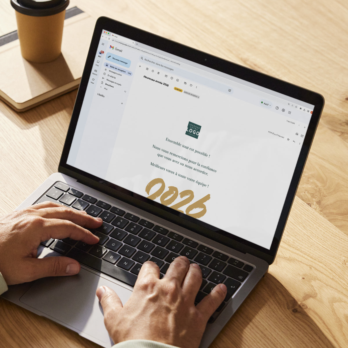 Dorures d’avenir | Vœux professionnels • Carte virtuelle • eCard Image photo N° 3