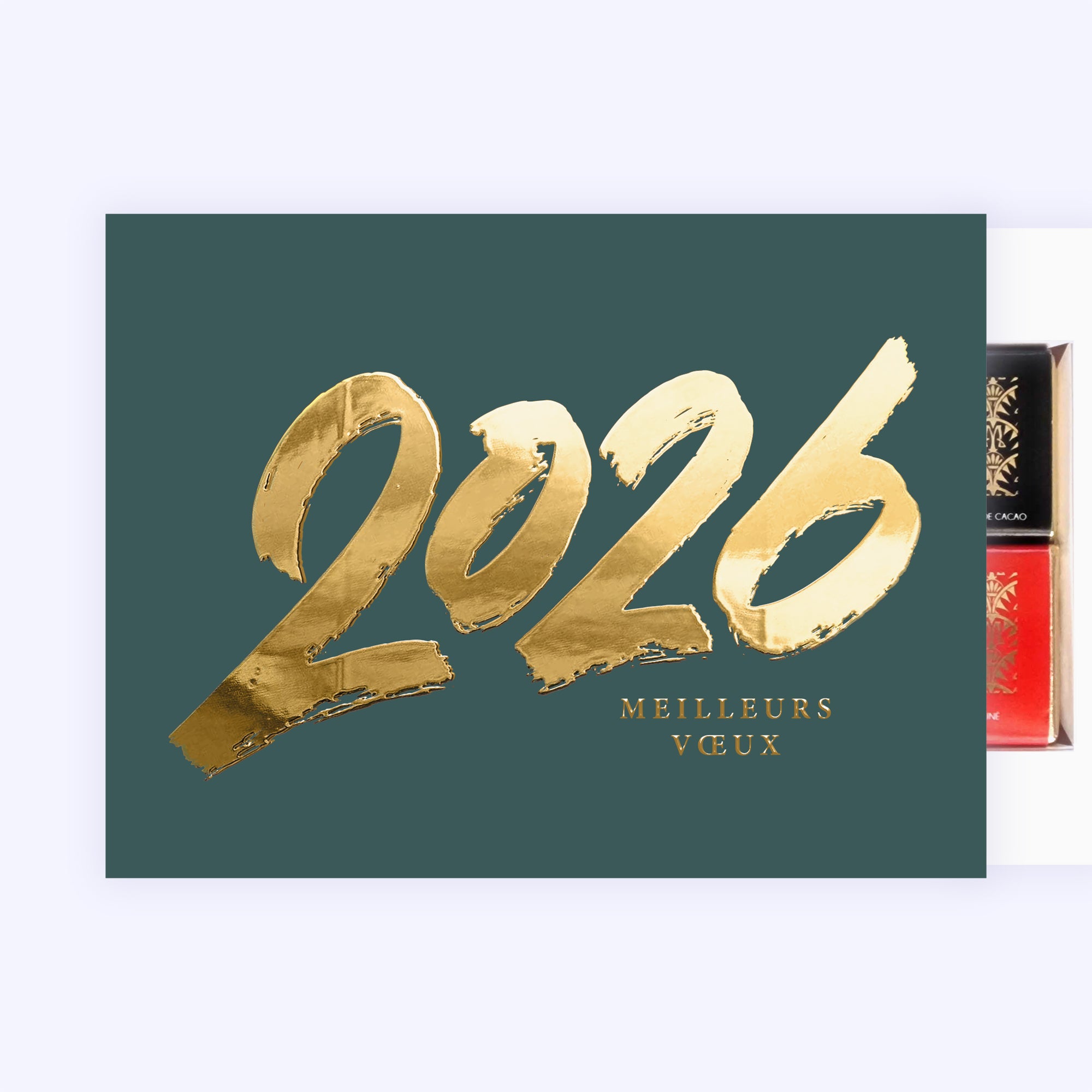 Dorures d’avenir | Vœux professionnels • Carte chocolats • Maxim's de Paris photo N° 2