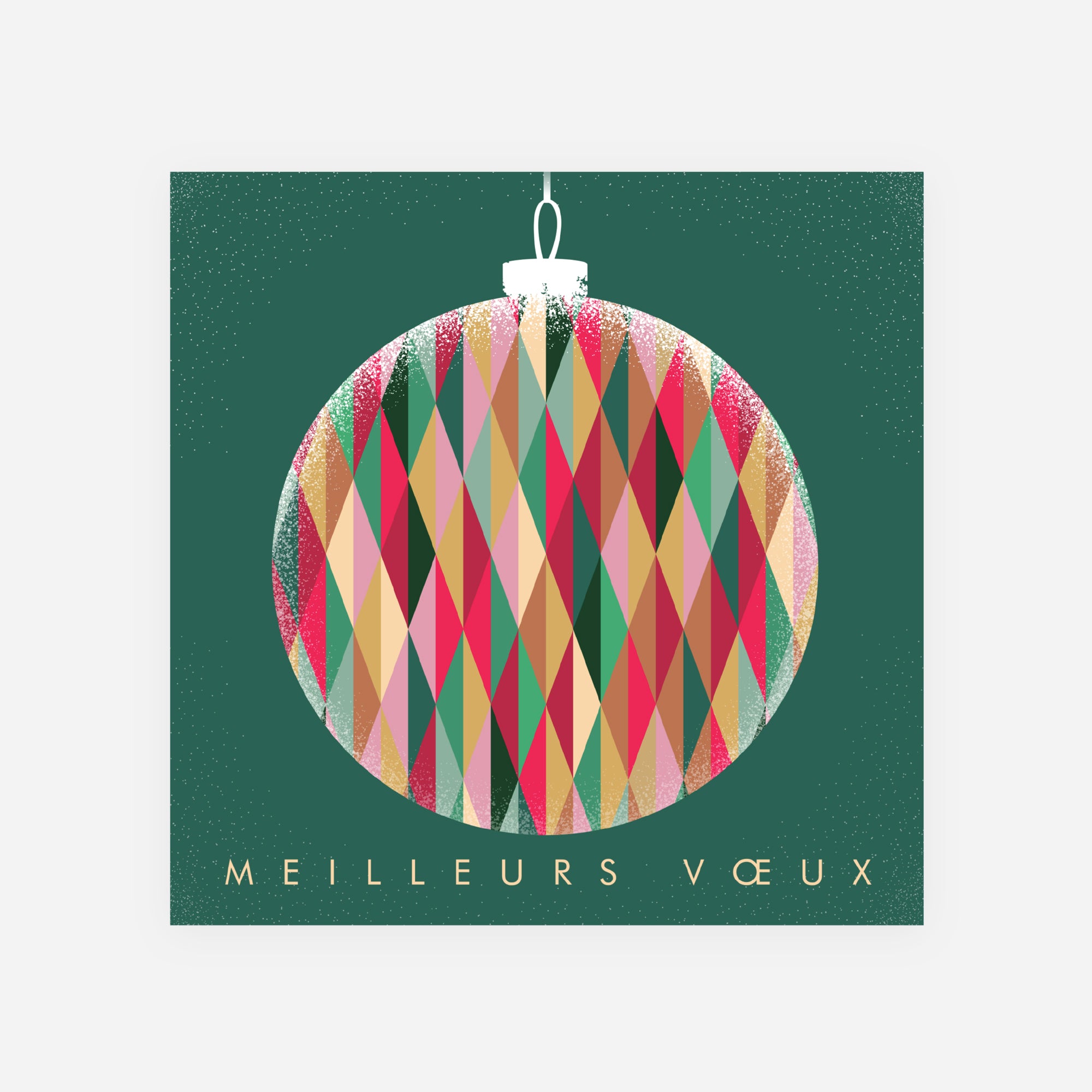 Kaléidoscope de Noël | Vœux professionnels • Carte de voeux • Carré photo N° 1