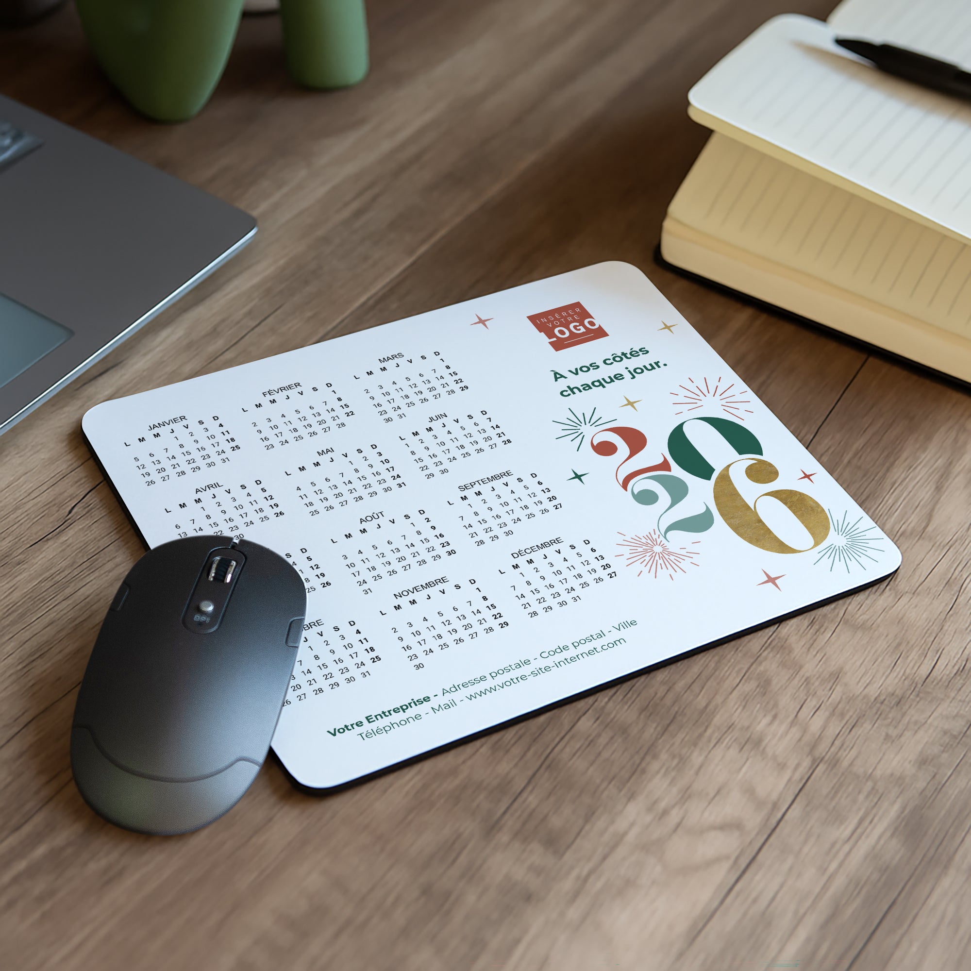 Cap sur l’Exceptionnel | Vœux professionnels • Tapis de souris • 23 x 19,6 cm photo N° 1