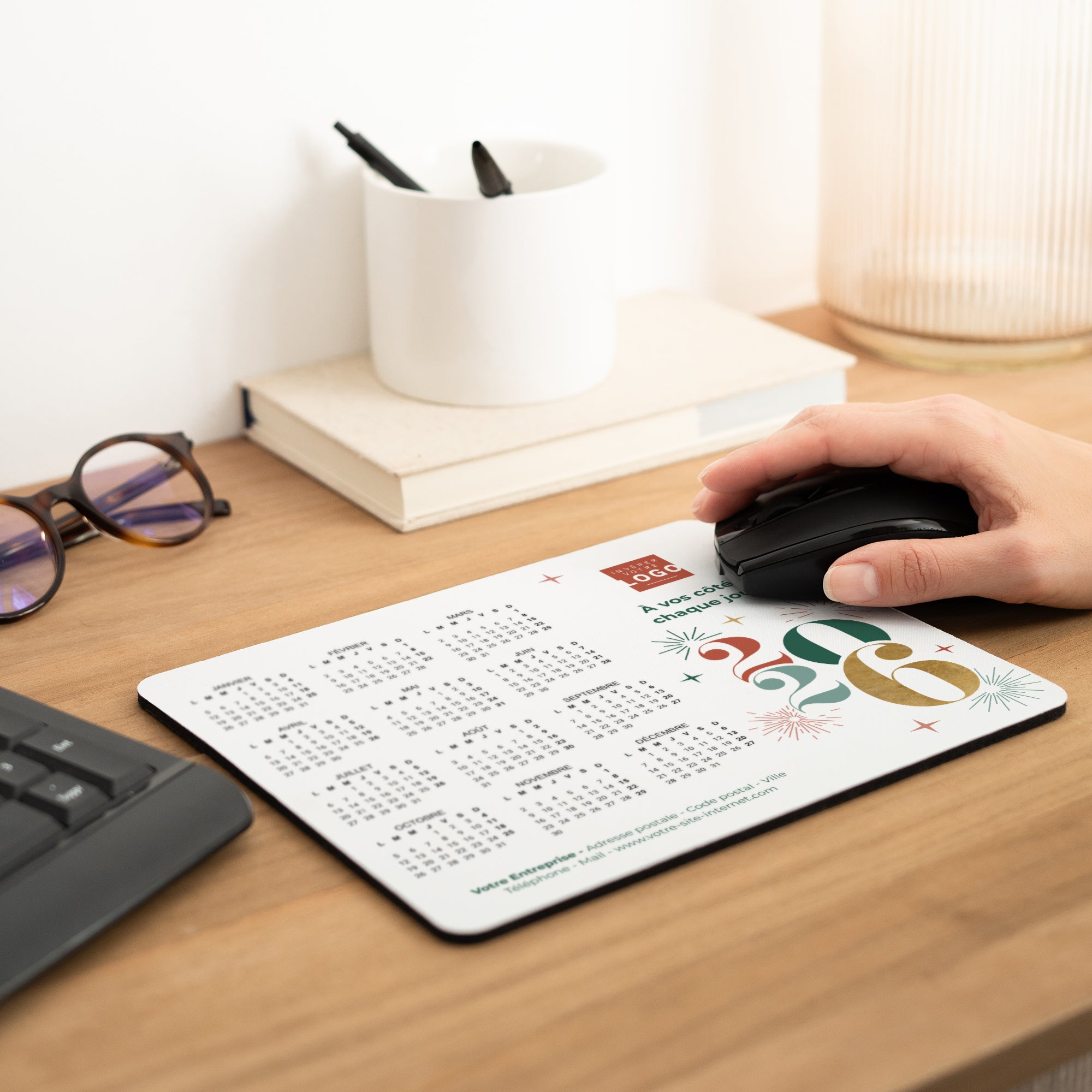 Cap sur l’Exceptionnel | Cadeau entreprise • Tapis de souris • 23 x 19,6 cm photo N° 2