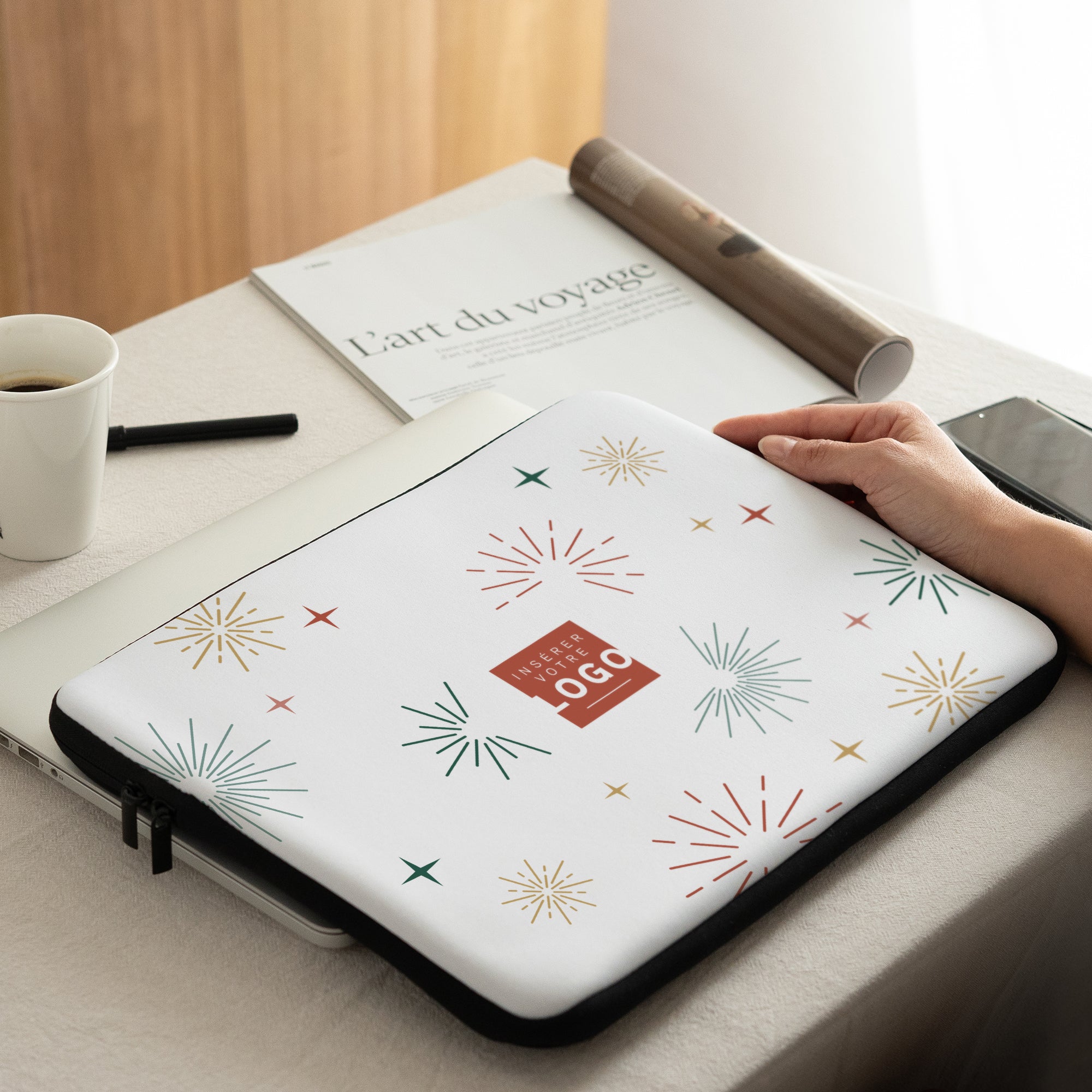 Cap sur l’Exceptionnel | Cadeau entreprise • Housse ordinateur • 15 pouces photo N° 2