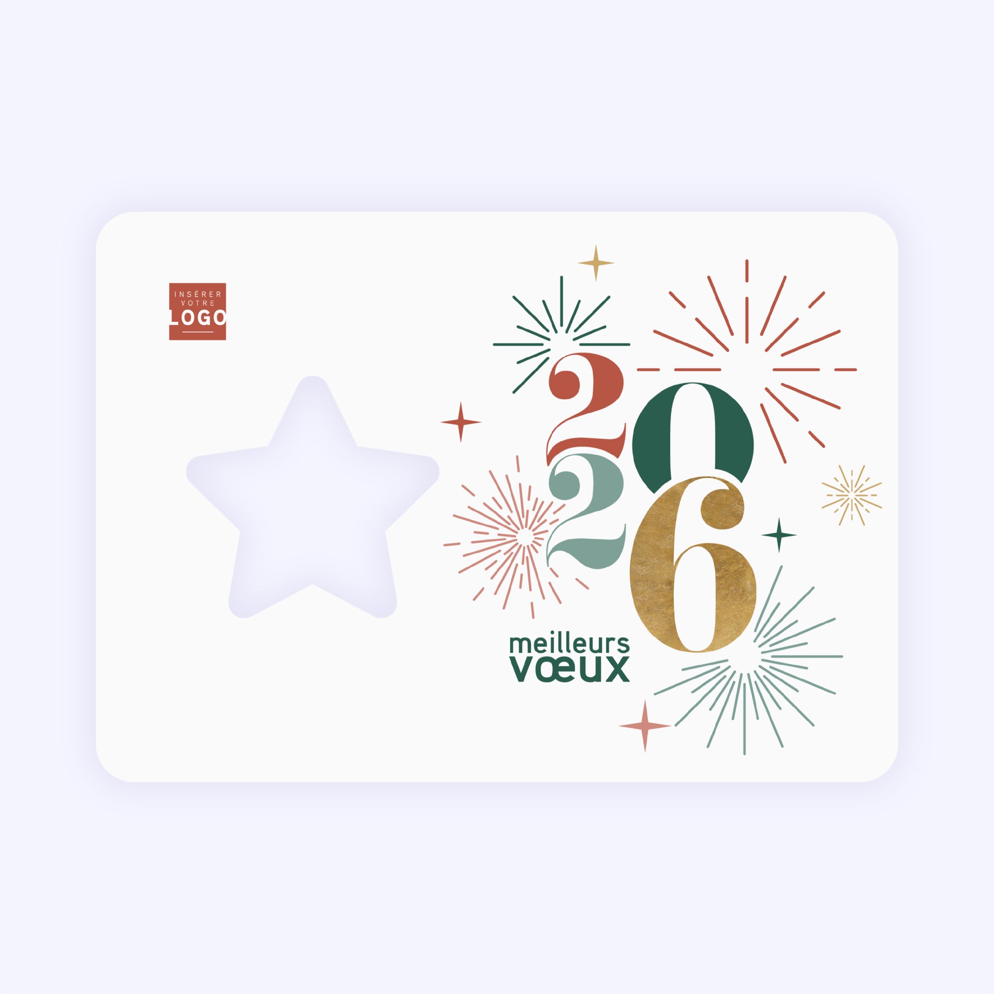 Cap sur l’Exceptionnel | Vœux professionnels • Carte de voeux • Horizontal étoile photo N° 1