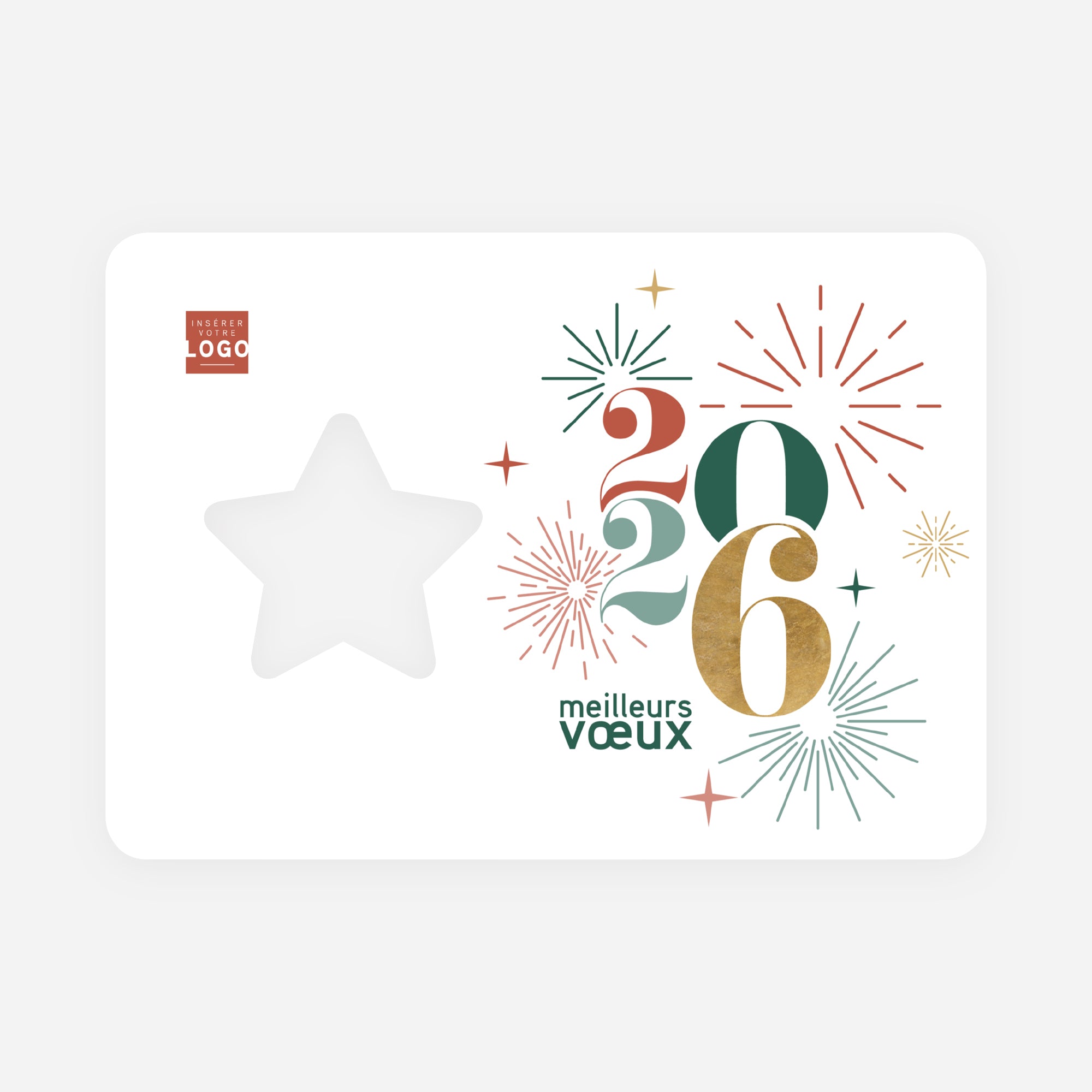 Cap sur l’Exceptionnel | Vœux professionnels • Carte de voeux • Horizontal étoile photo N° 1