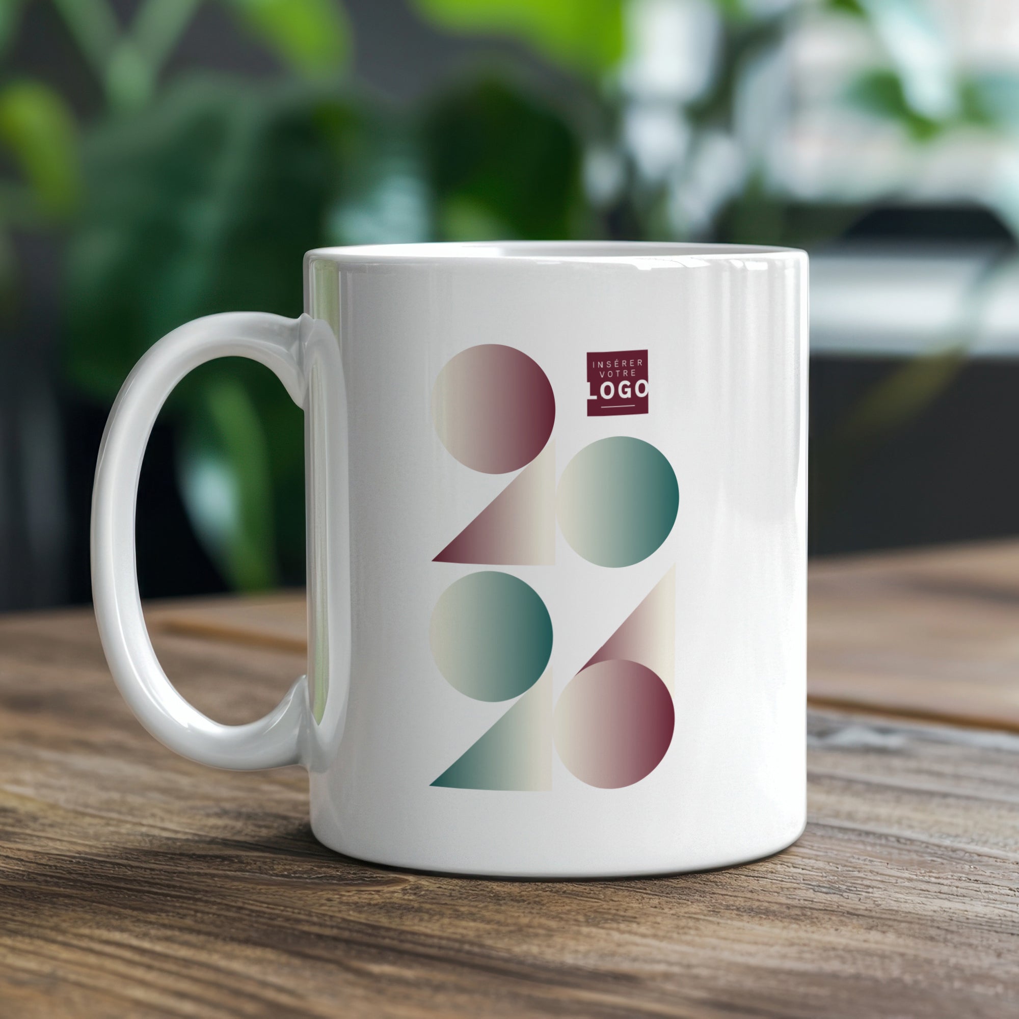 Millésime en Formes | Vœux professionnels • Mug • Ø 8 x 9,5 cm photo N° 1