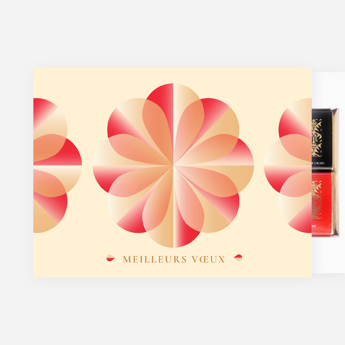 Géométrie Florale | Vœux professionnels • Boite chocolat personnalisée • Maxim's de Paris photo N° 2