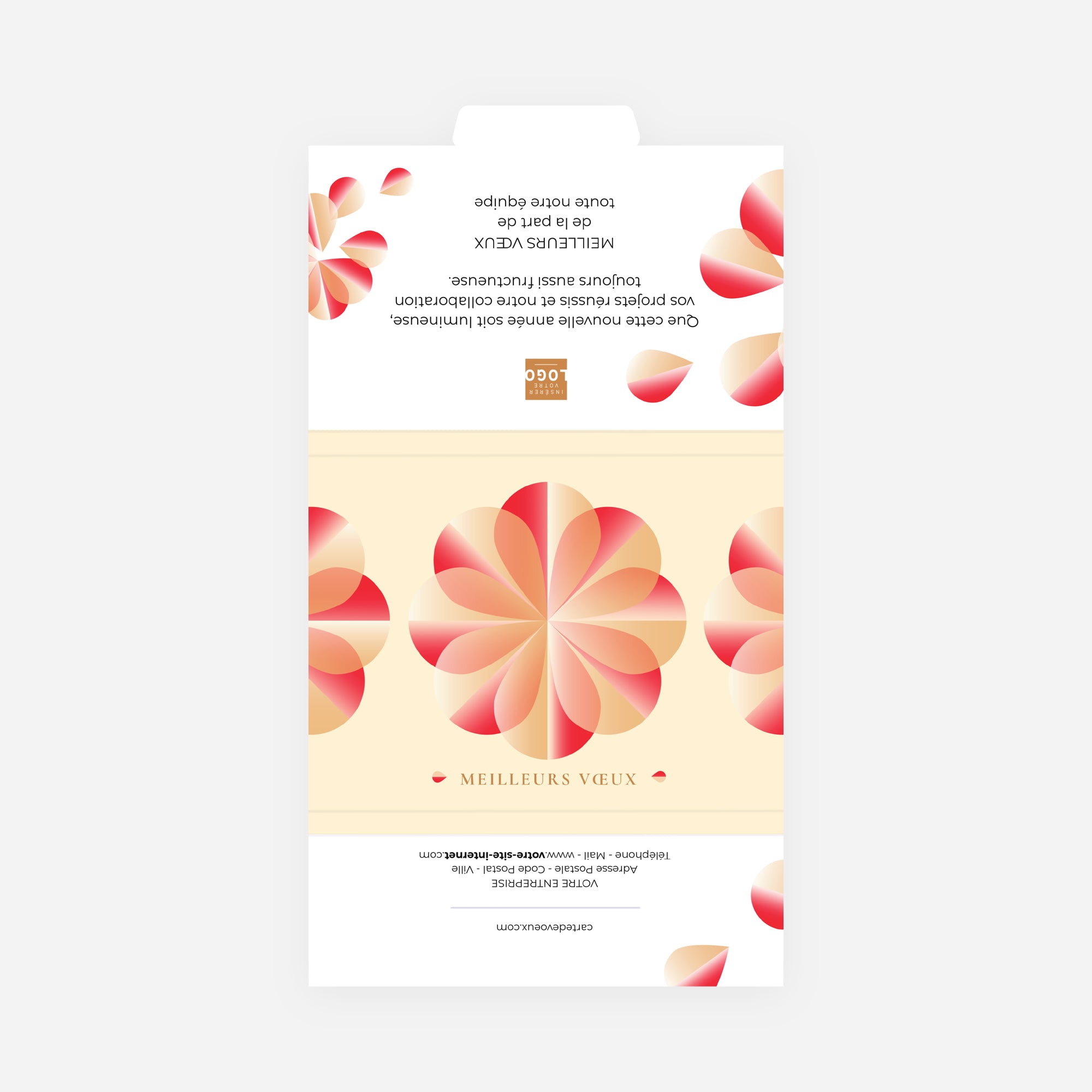 Géométrie Florale | Vœux professionnels • Boite chocolat personnalisée • Maxim's de Paris photo N° 3