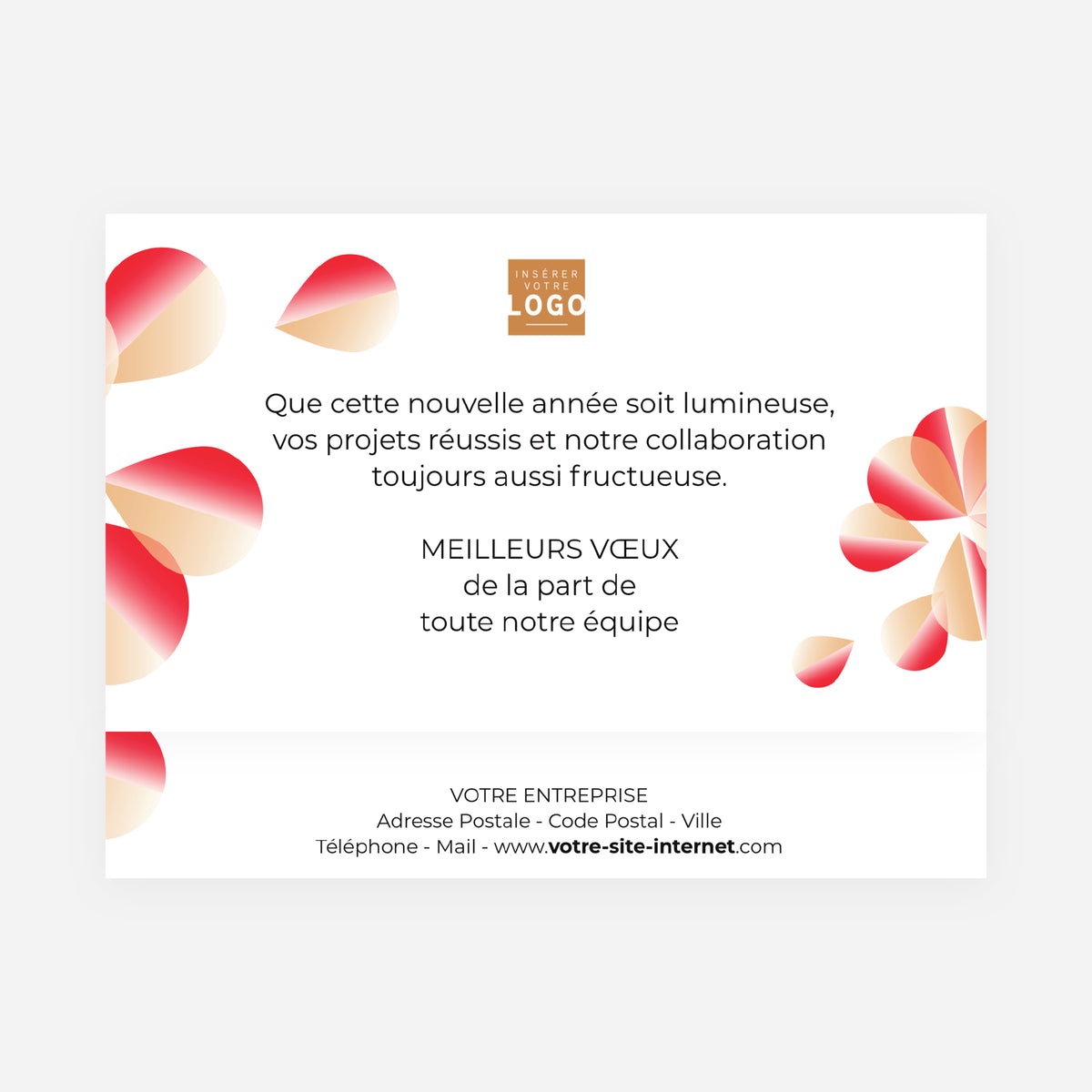 Géométrie Florale | Vœux professionnels • Boite chocolat personnalisée • Maxim's de Paris photo N° 4