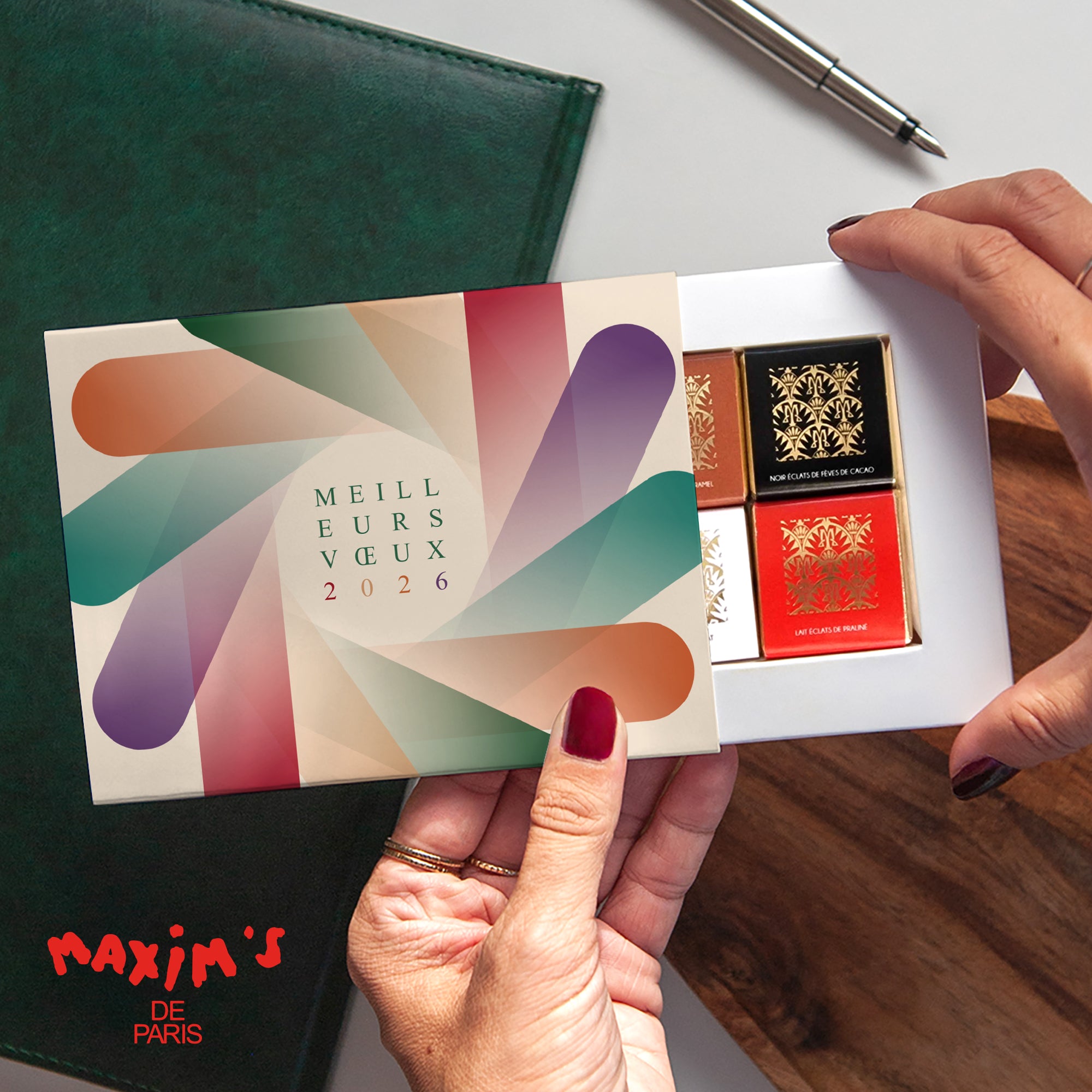 Cycloform | Vœux professionnels • Boite chocolat personnalisée • Maxim's de Paris photo N° 1