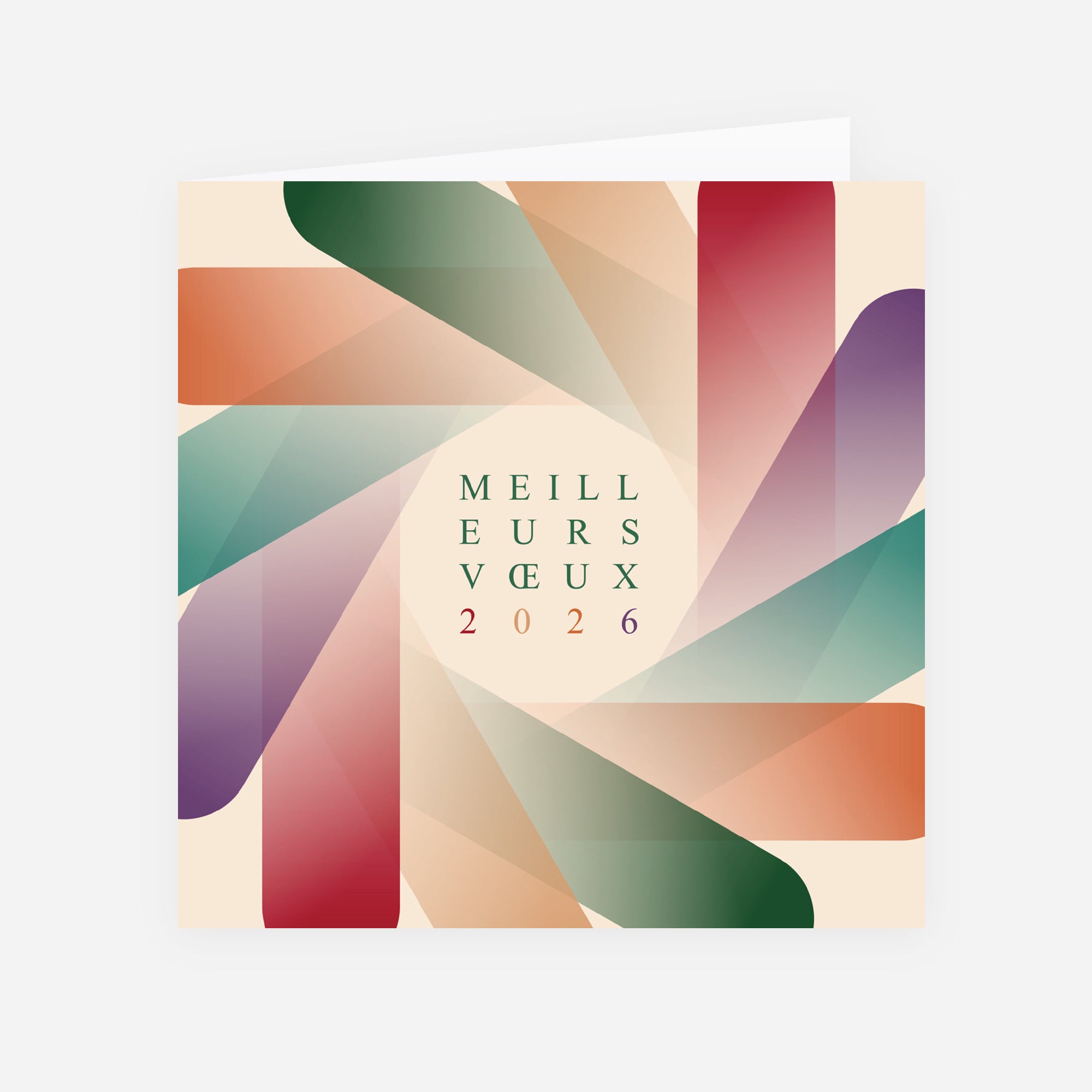 Cycloform | Vœux professionnels • Carte de voeux • Carré double photo N° 1