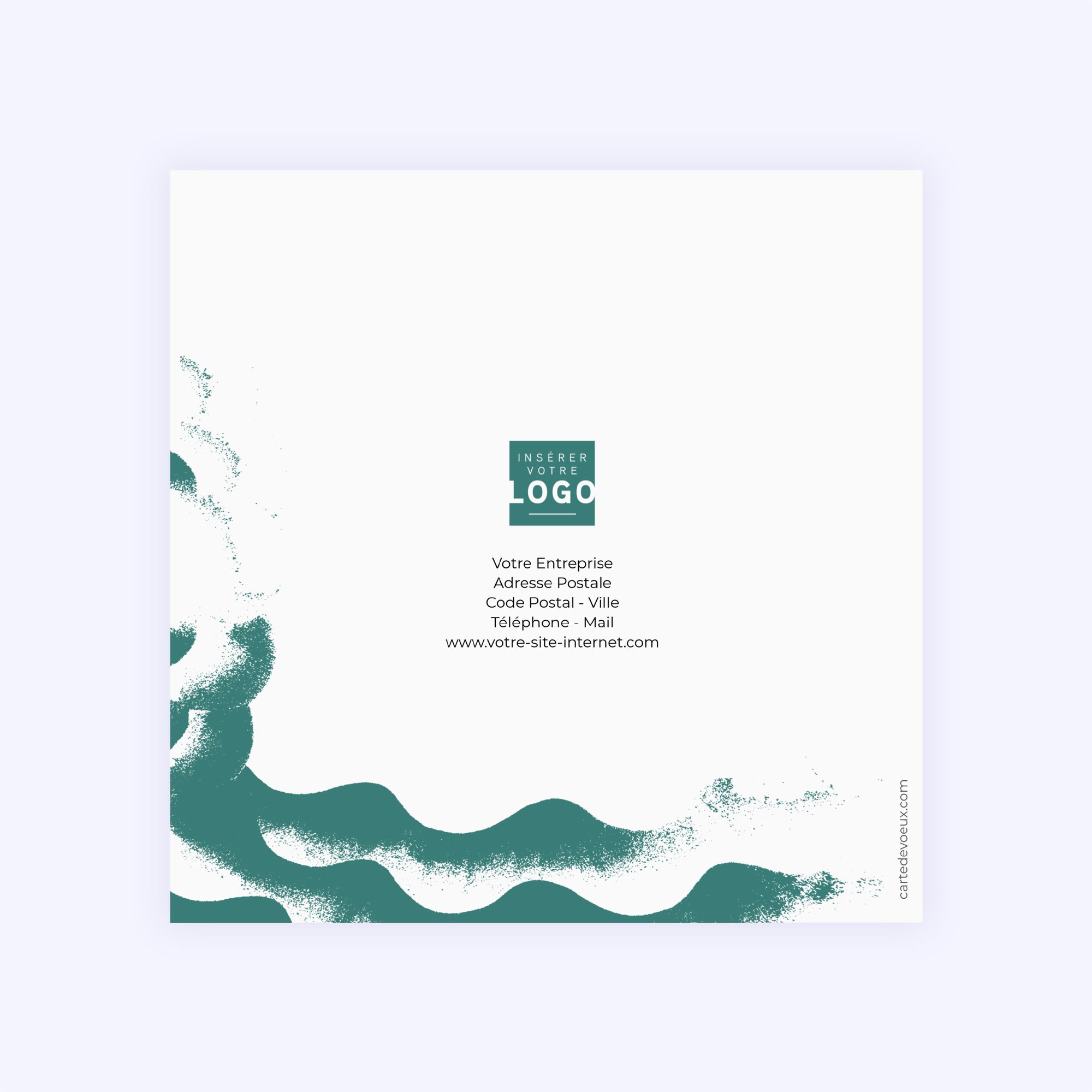 Poussière de Nuage | Vœux professionnels • Carte de voeux • Carré double photo N° 3