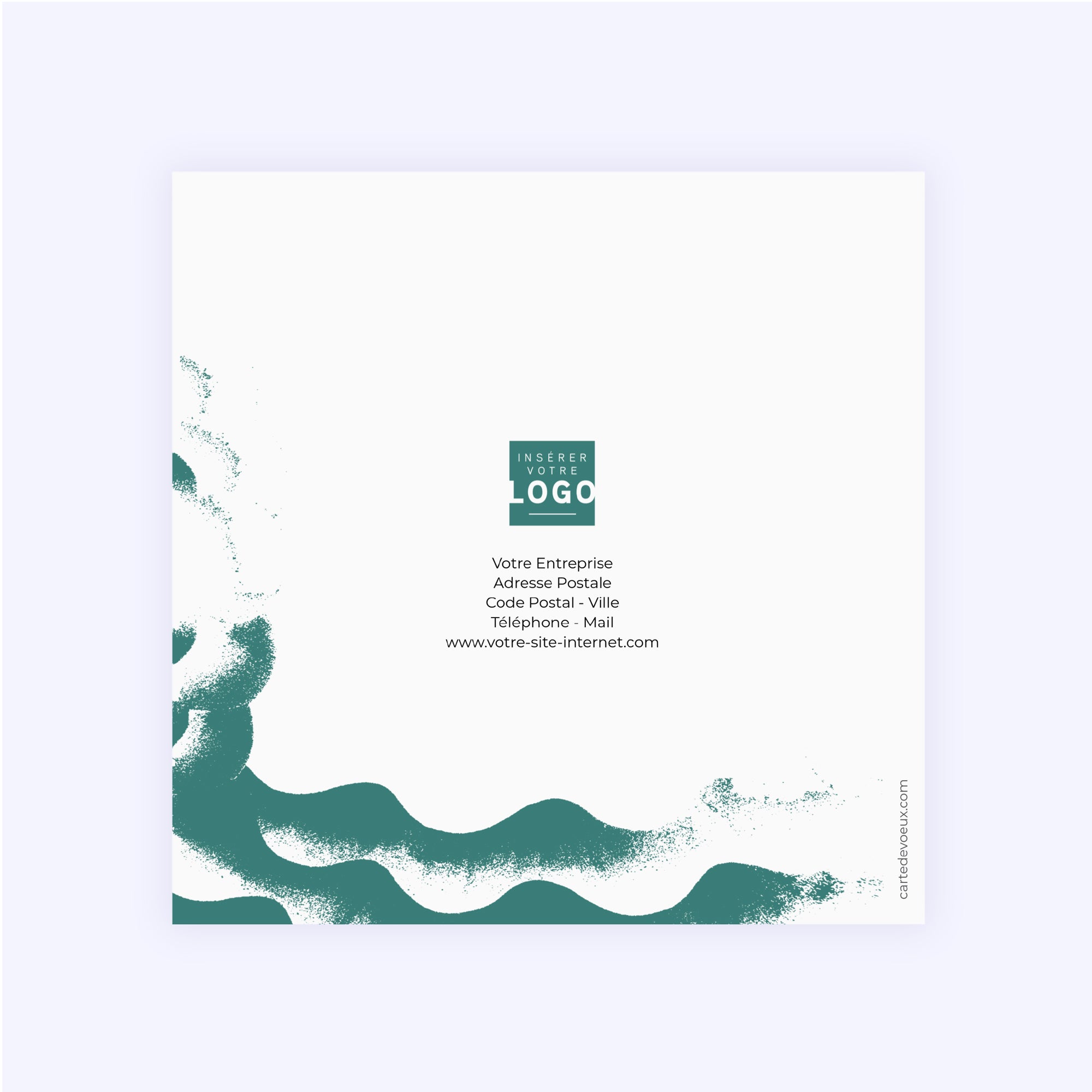 Poussière de Nuage | Vœux professionnels • Carte de voeux • Carré double photo N° 3