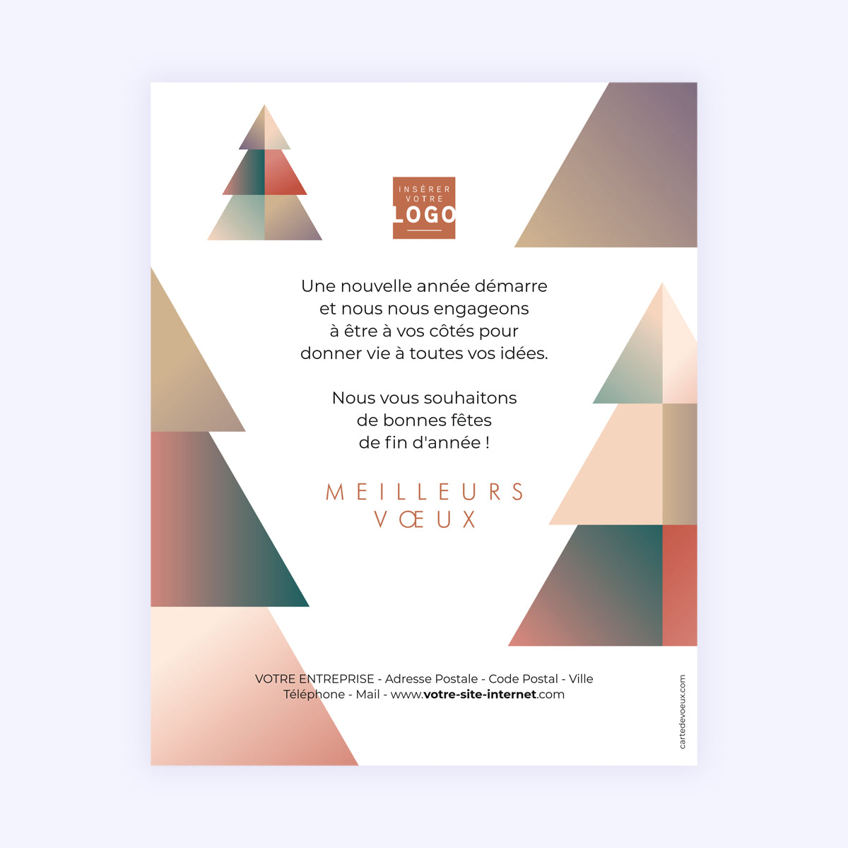 Sapin Delta | Vœux professionnels • Carte virtuelle • eCard Image photo N° 1