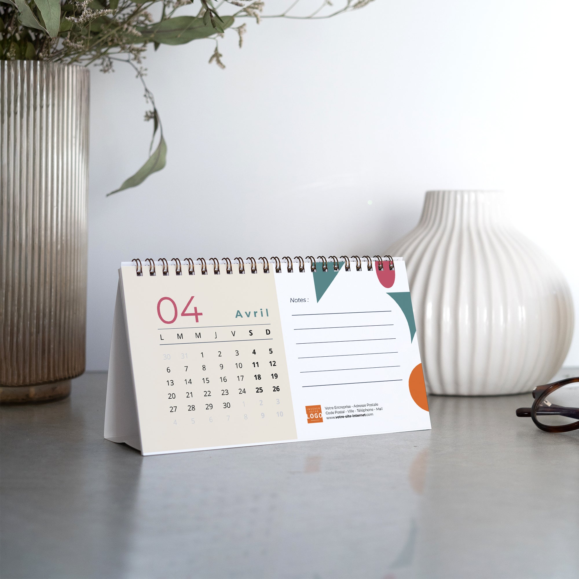 Polychromie | Vœux professionnels • Calendrier professionnel • Chevalet photo N° 2