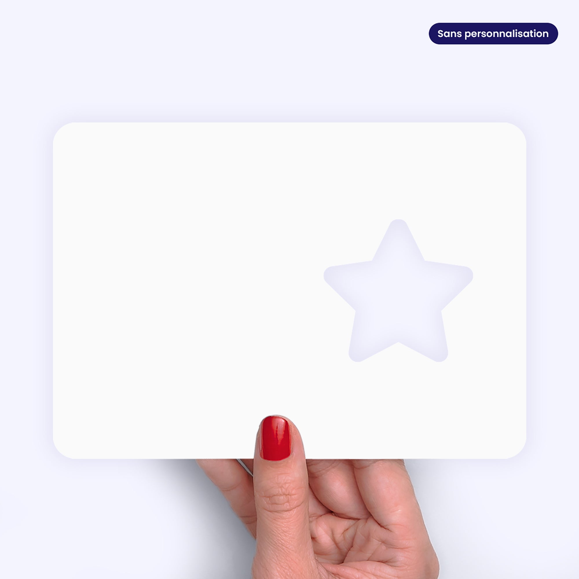 Courbe Continue | Vœux professionnels • Carte de voeux • Horizontal étoile photo N° 3