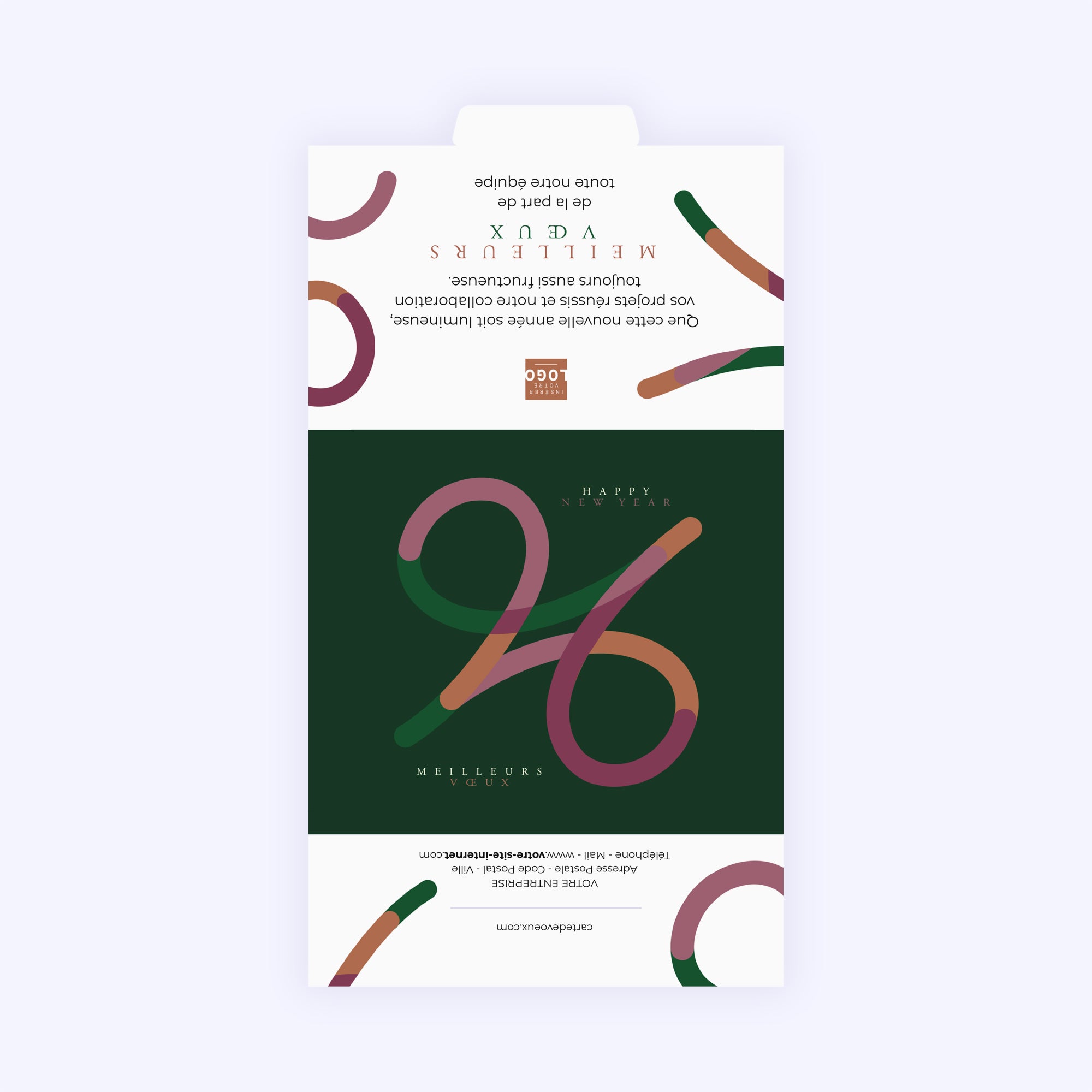 Courbe Continue | Vœux professionnels • Carte chocolats • Maxim's de Paris photo N° 3