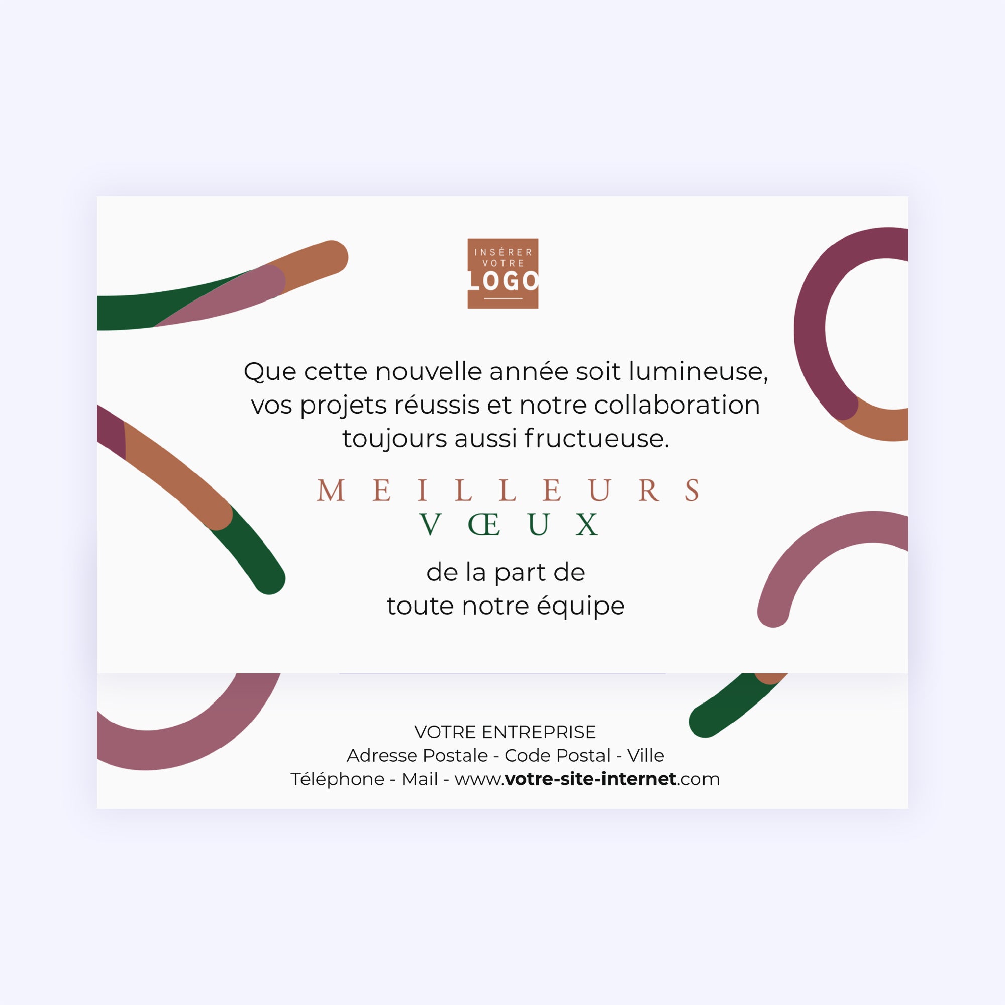 Courbe Continue | Vœux professionnels • Carte chocolats • Maxim's de Paris photo N° 4