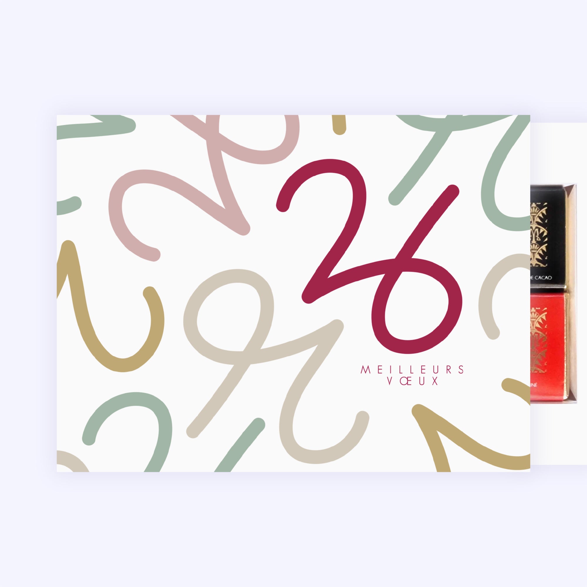 Répétition chromatique | Vœux professionnels • Boite chocolat personnalisée • Maxim's de Paris photo N° 2