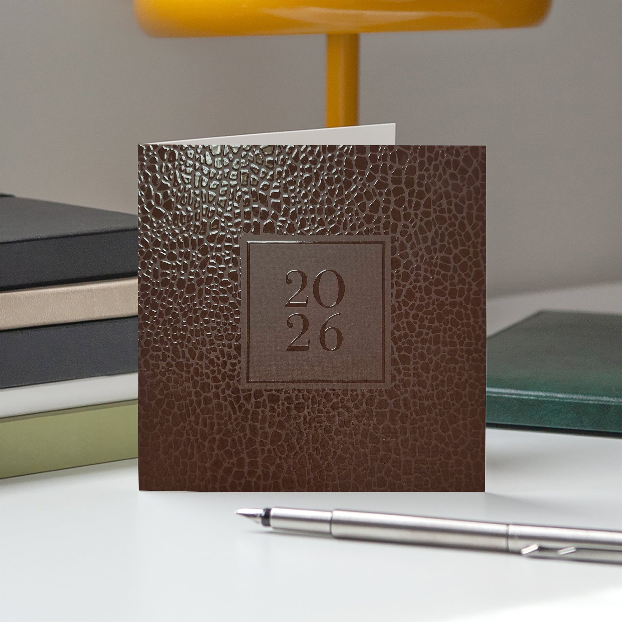 L’Art de l'Excellence | Vœux professionnels • Carte de voeux • Carré double photo N° 5