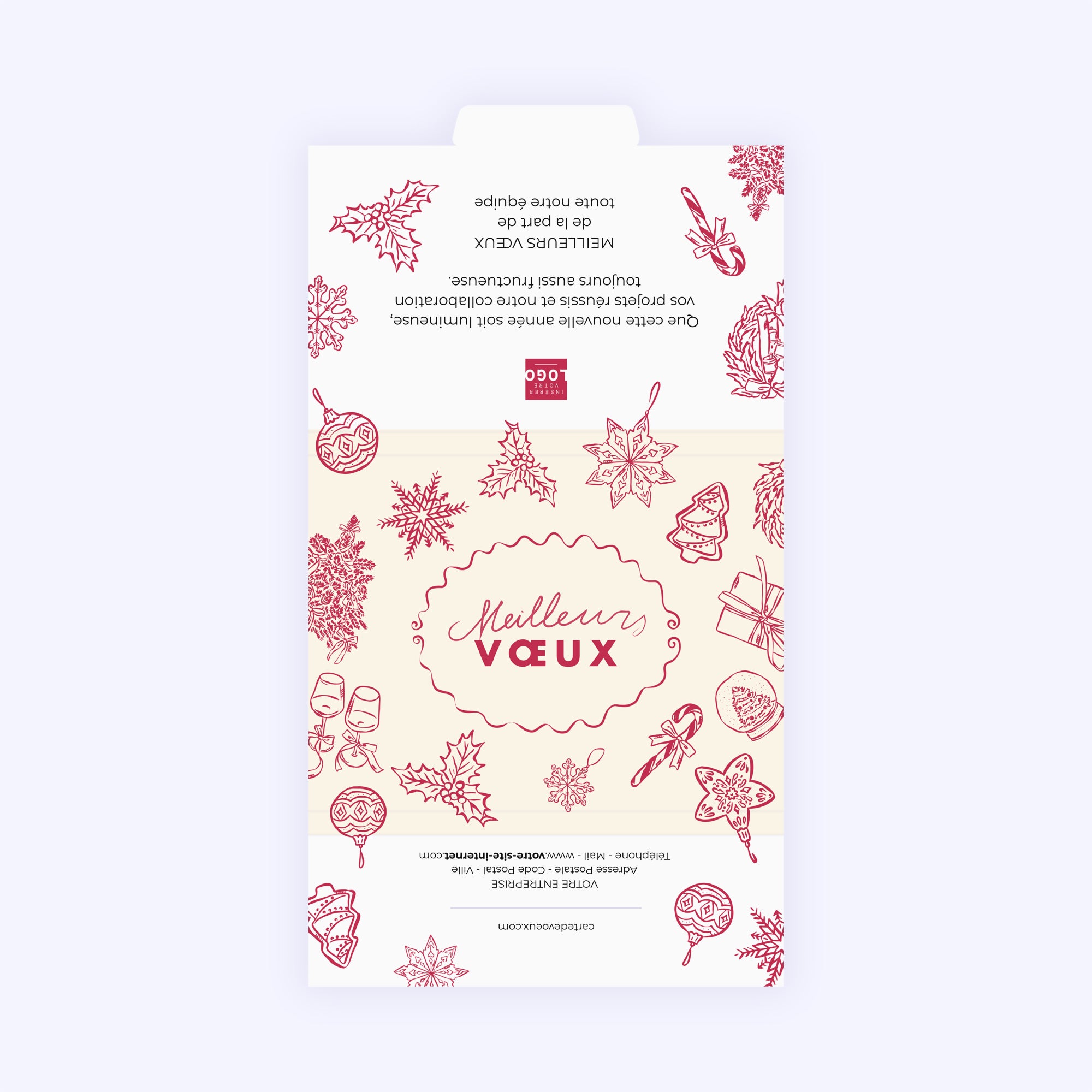La magie de Noël | Vœux professionnels • Carte chocolats • Maxim's de Paris photo N° 3