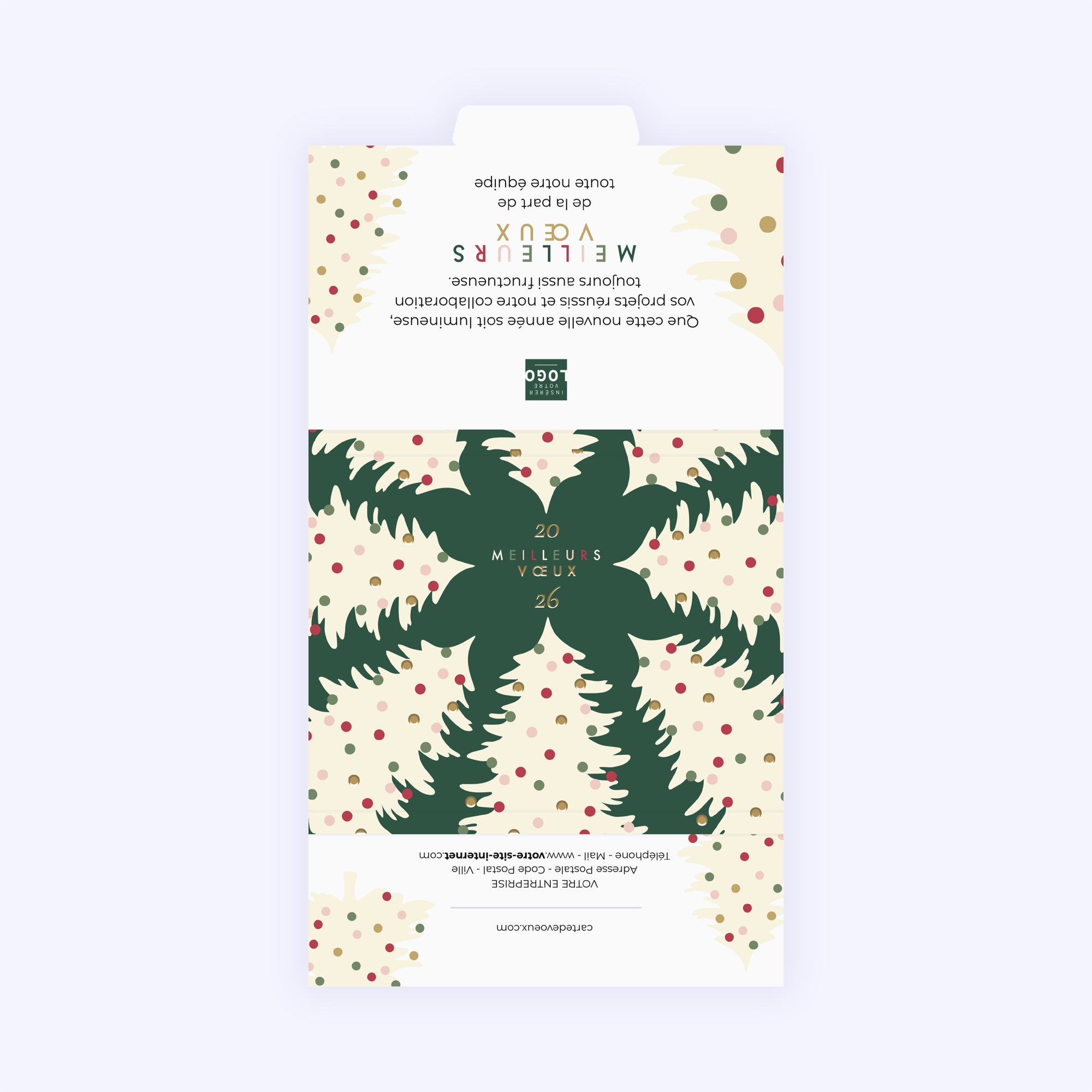 La danse des sapins | Vœux professionnels • Carte chocolats • Maxim's de Paris photo N° 3