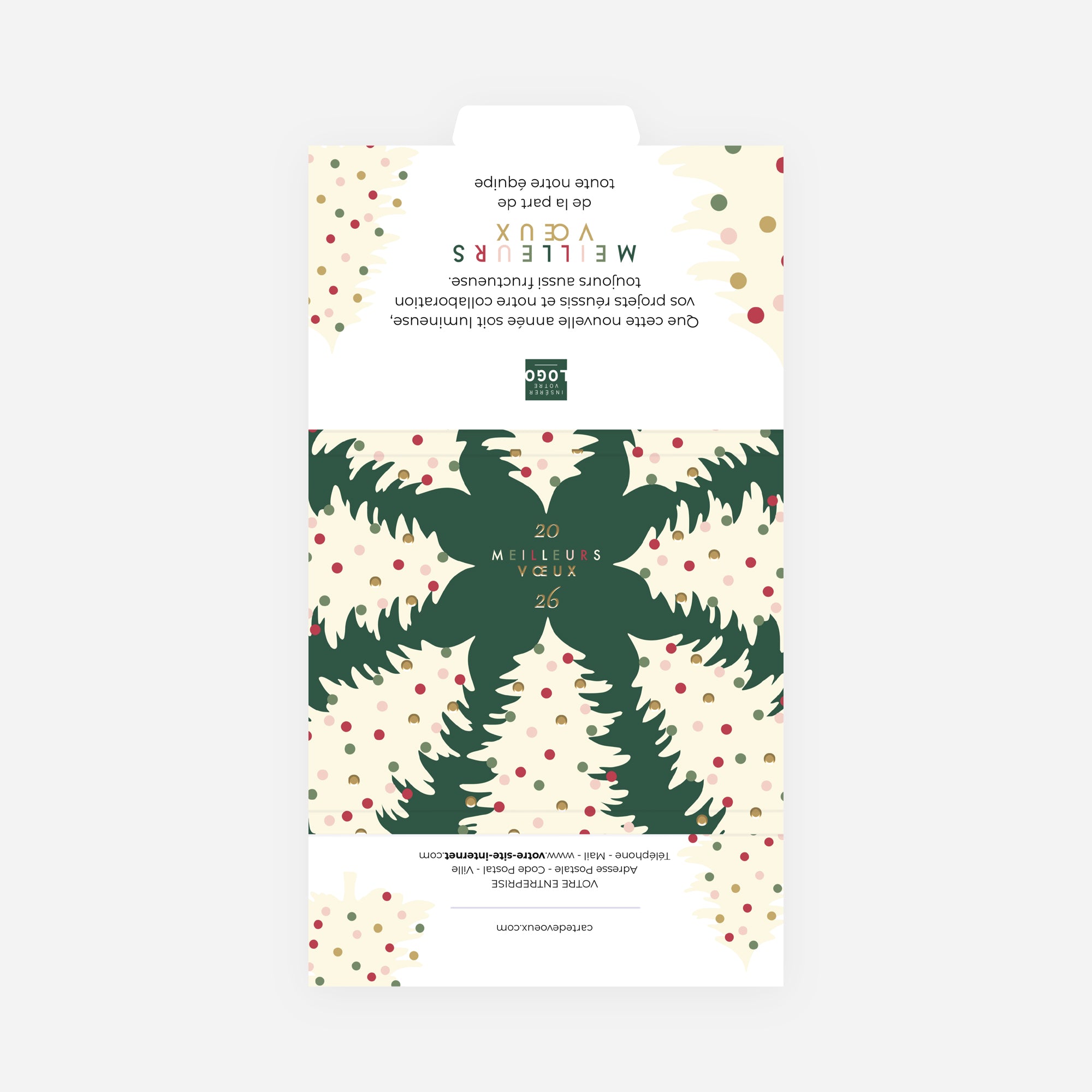 La danse des sapins | Vœux professionnels • Boite chocolat personnalisée • Maxim's de Paris photo N° 3