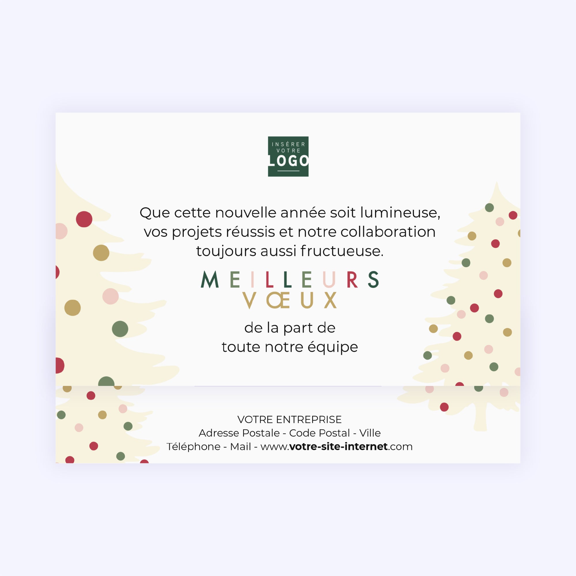 La danse des sapins | Vœux professionnels • Carte chocolats • Maxim's de Paris photo N° 4