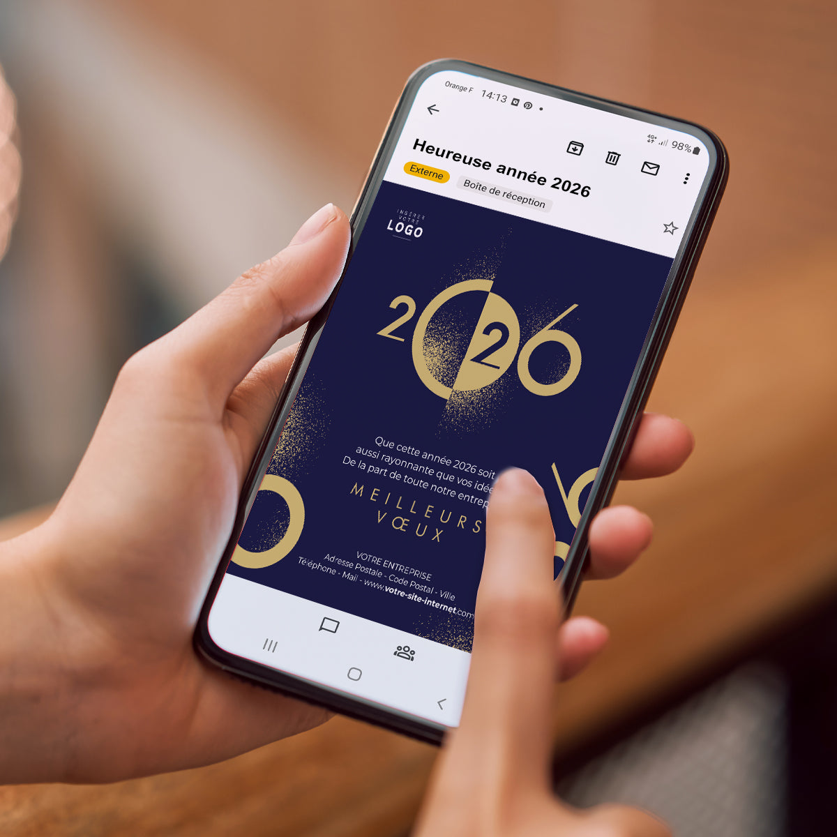 Sable d'Or | Vœux professionnels • Carte virtuelle • eCard Image photo N° 2