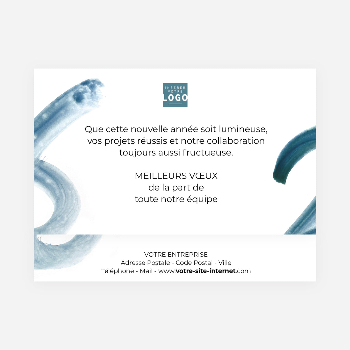 Gold and blue | Vœux professionnels • Boite chocolat personnalisée • Maxim's de Paris photo N° 4