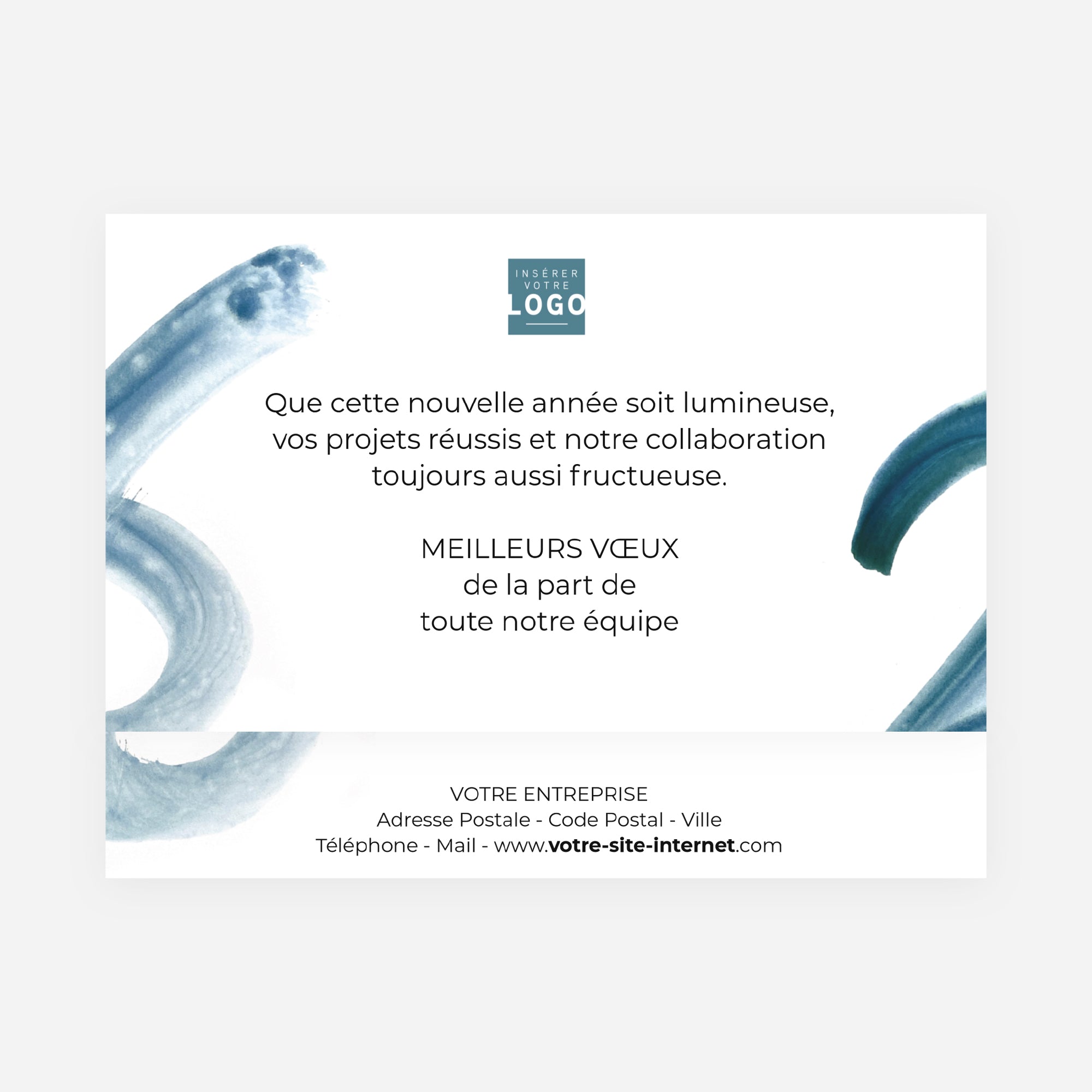 Gold and blue | Vœux professionnels • Boite chocolat personnalisée • Maxim's de Paris photo N° 4