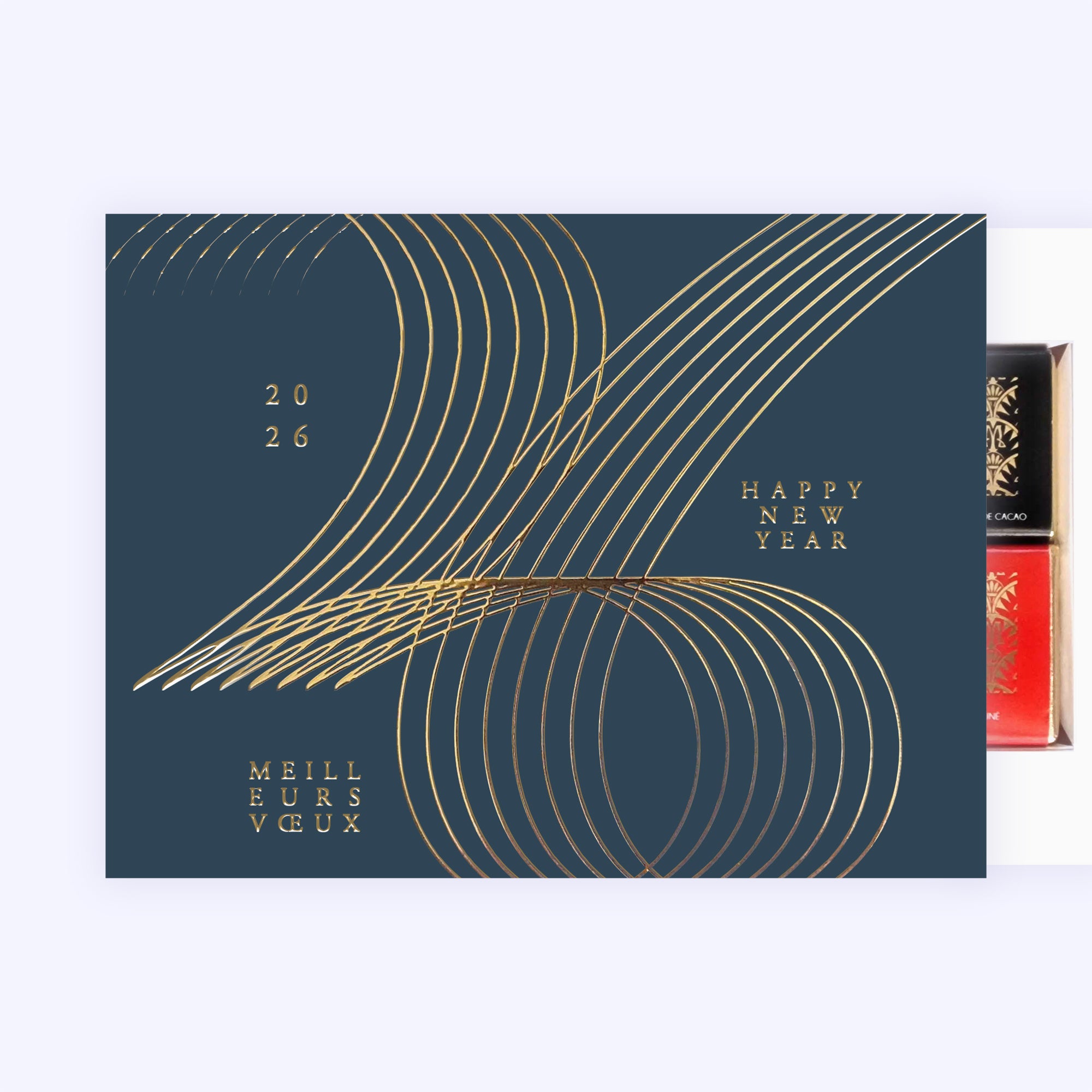 Golden Loops | Vœux professionnels • Boite chocolat personnalisée • Maxim's de Paris photo N° 2