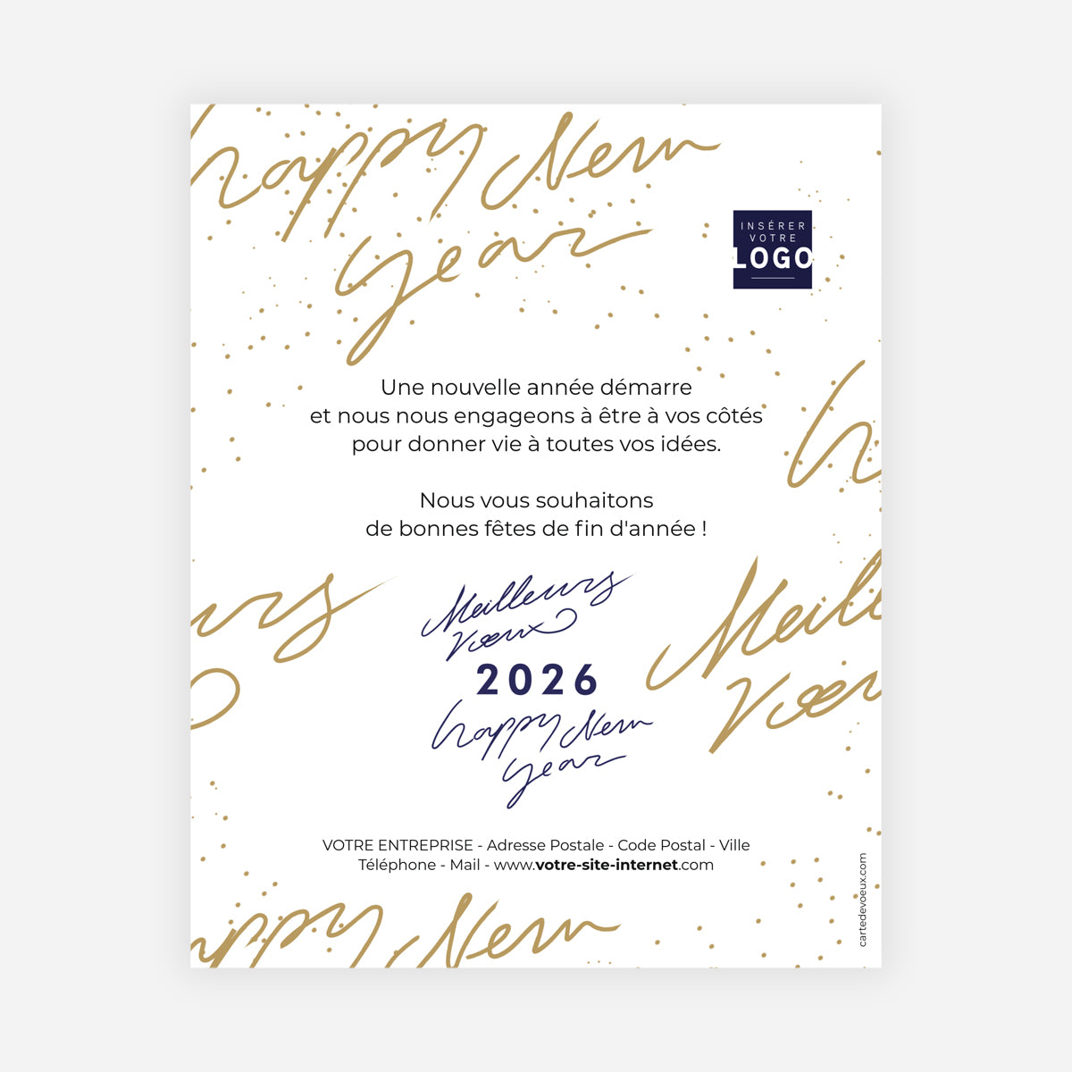 L’année étoilée | Vœux professionnels • Carte virtuelle • eCard Image photo N° 1
