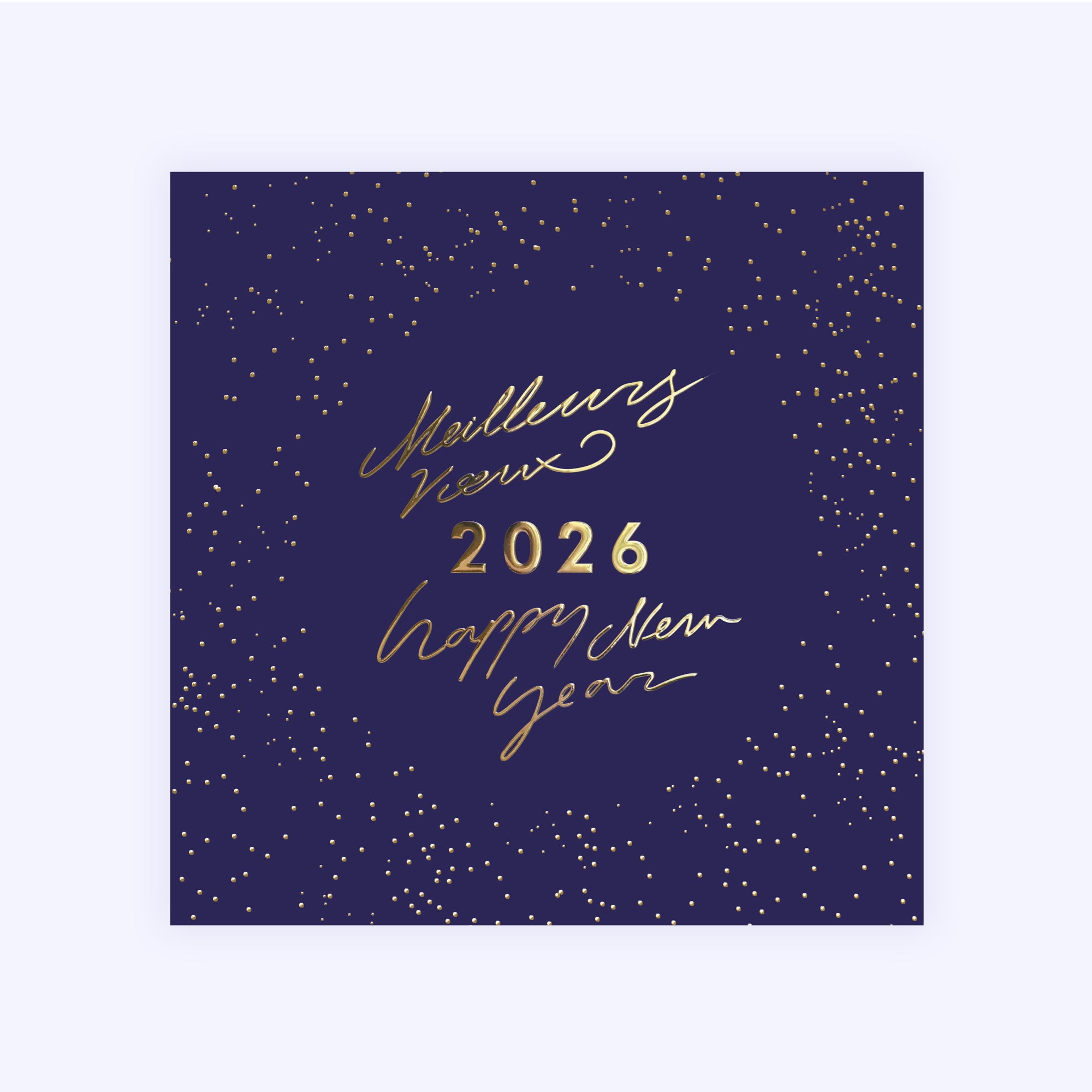 L’année étoilée | Vœux professionnels • Carte de voeux • Carré photo N° 1