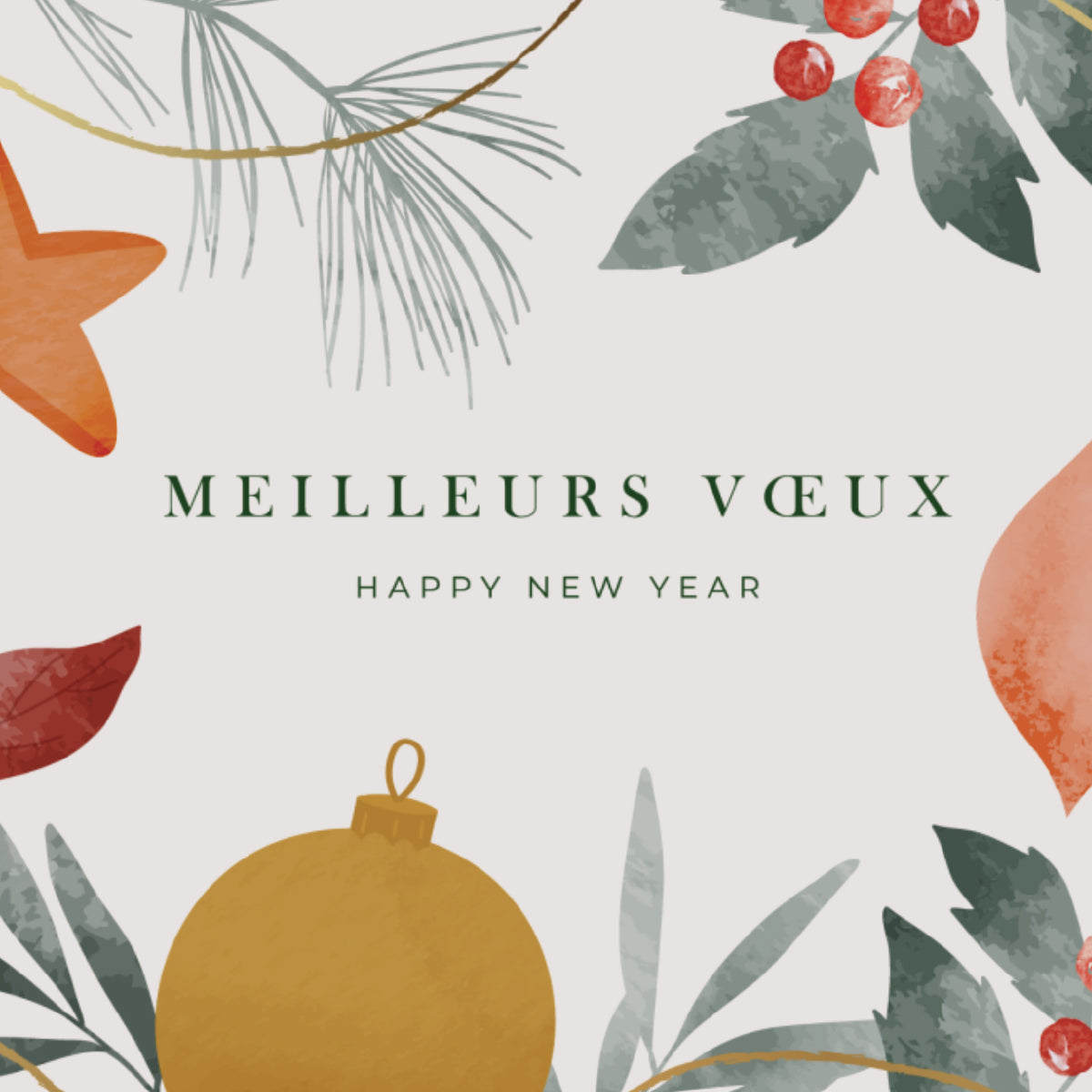 Esprit de fin d’année | Vœux professionnels • Carte virtuelle • eCard Vidéo photo N° 1