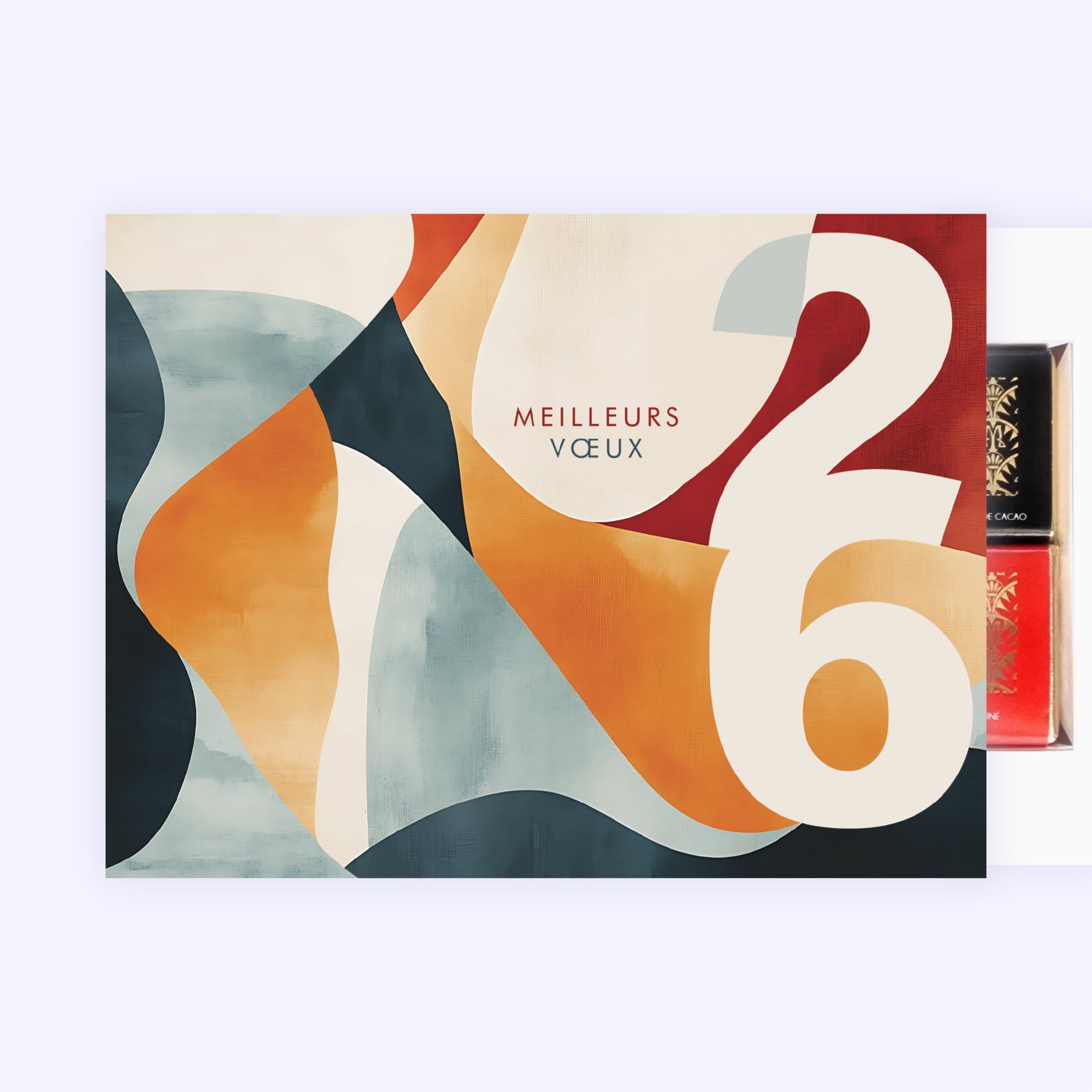 Abstraction colorée | Vœux professionnels • Boite chocolat personnalisée • Maxim's de Paris photo N° 2