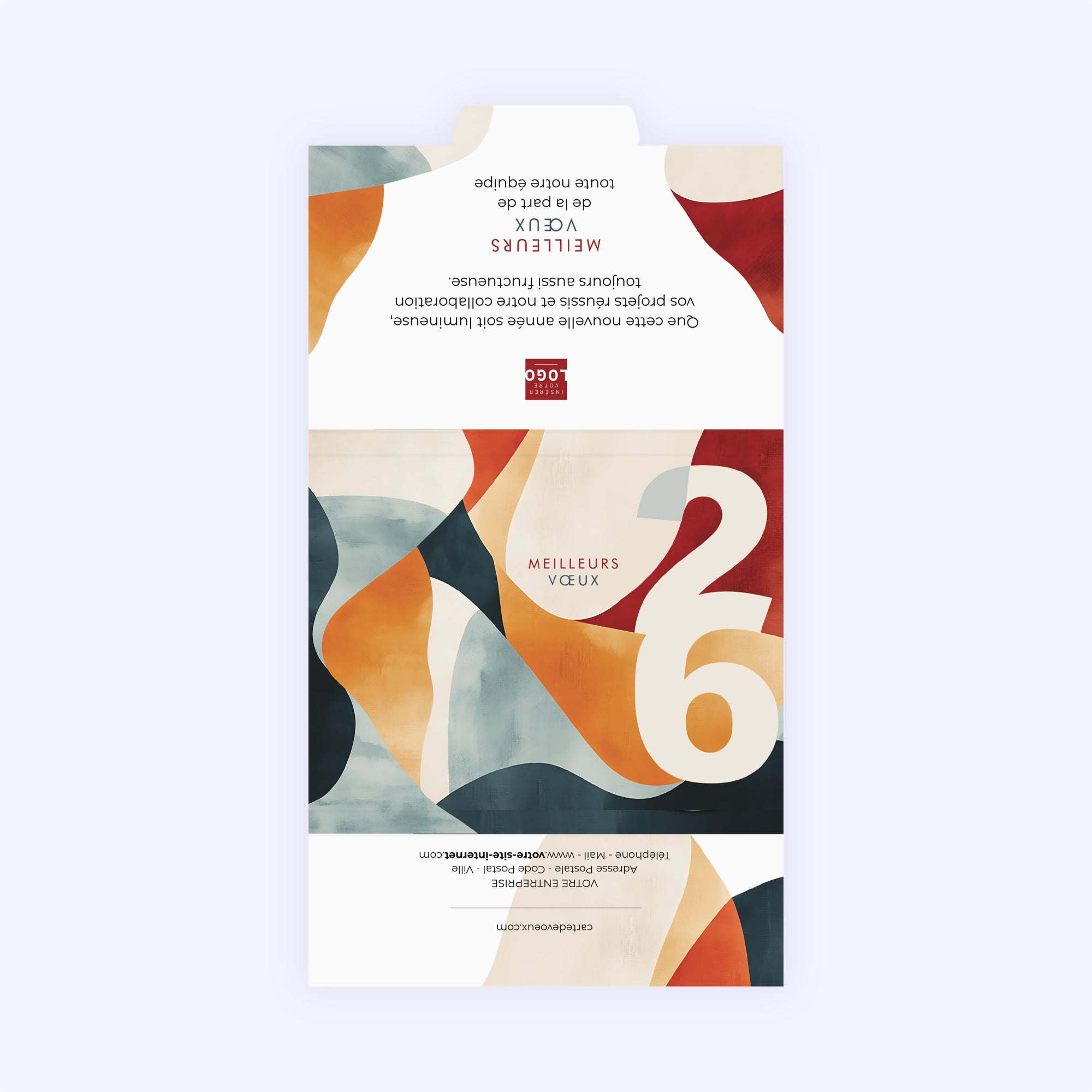 Abstraction colorée | Vœux professionnels • Boite chocolat personnalisée • Maxim's de Paris photo N° 3