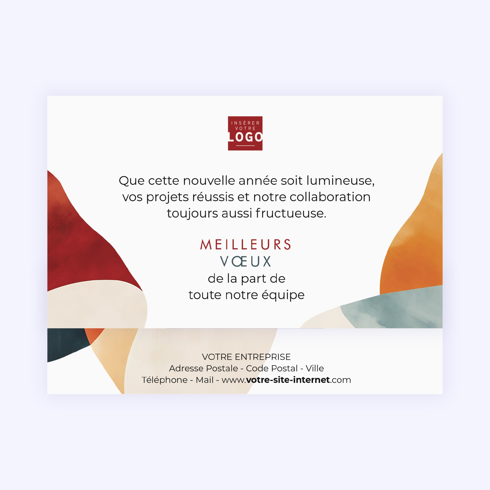 Abstraction colorée | Vœux professionnels • Boite chocolat personnalisée • Maxim's de Paris photo N° 4