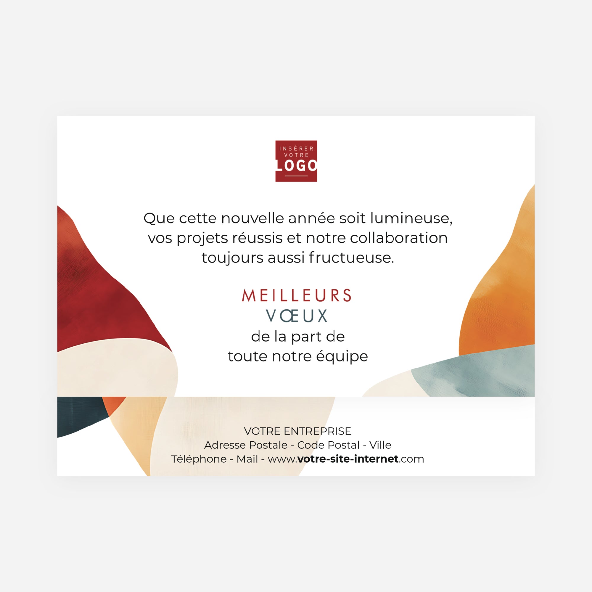 Abstraction colorée | Vœux professionnels • Boite chocolat personnalisée • Maxim's de Paris photo N° 4