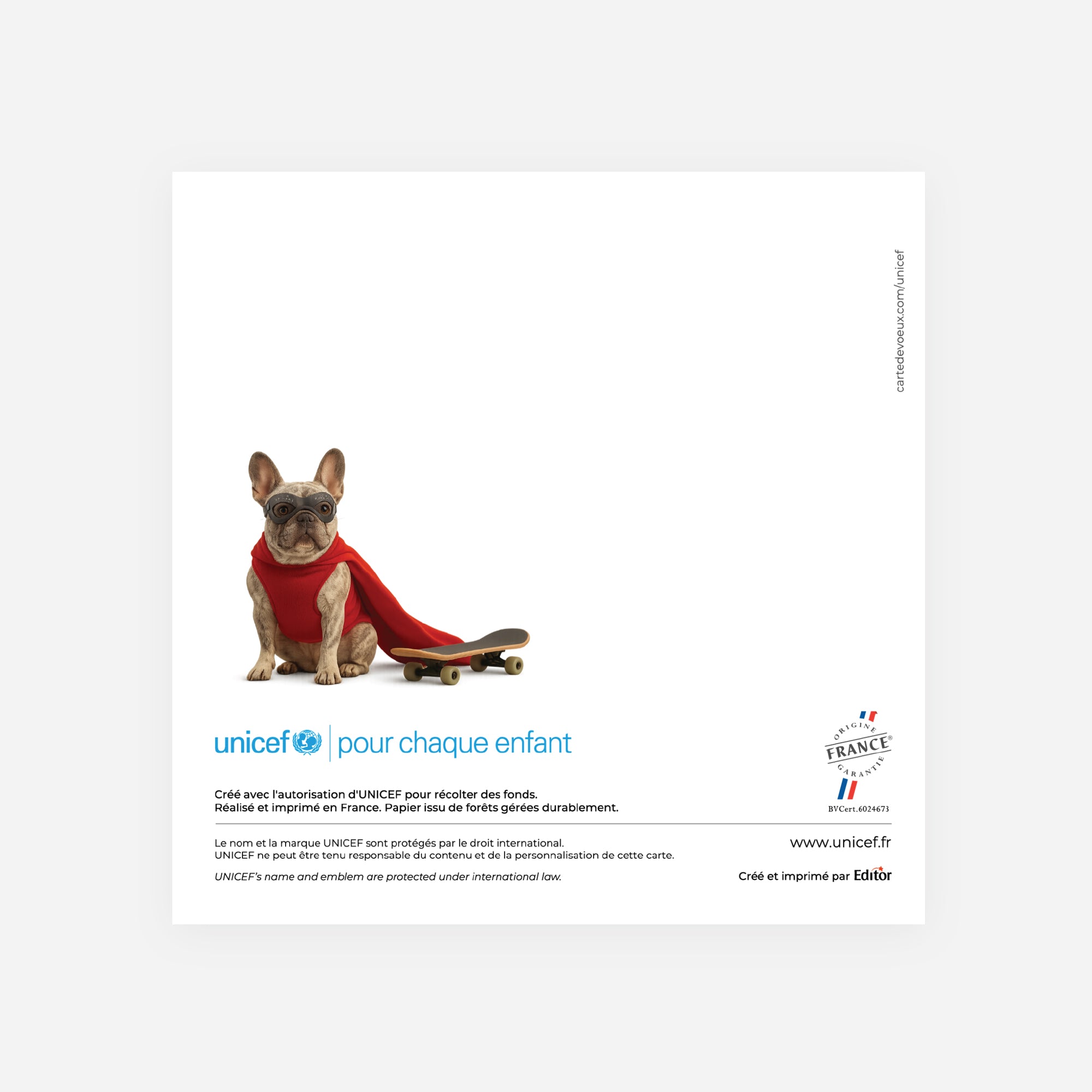Cap sur demain | Vœux professionnels • Carte de voeux • Carré double photo N° 3