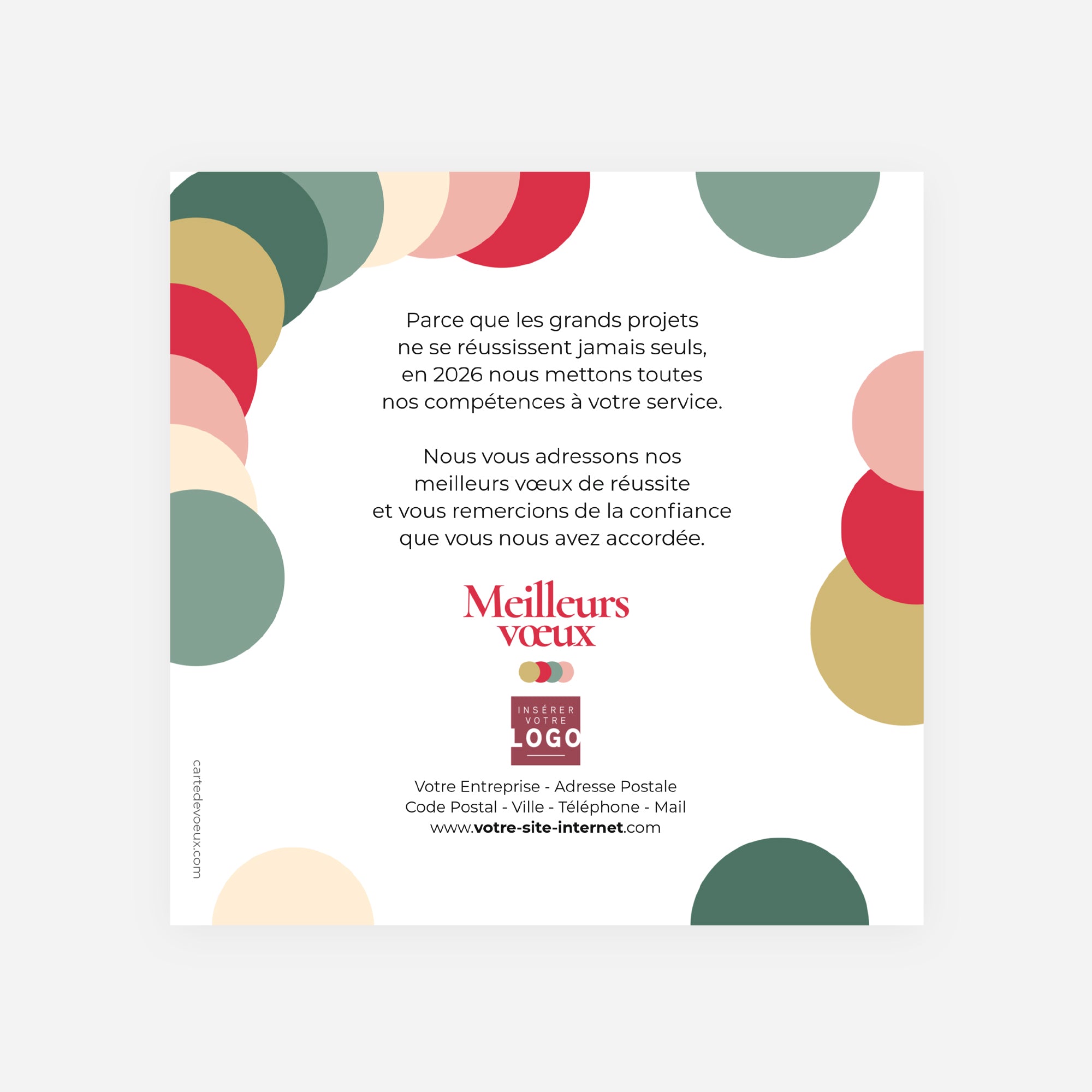 Colorloop | Vœux professionnels • Carte de voeux • Carré photo N° 2